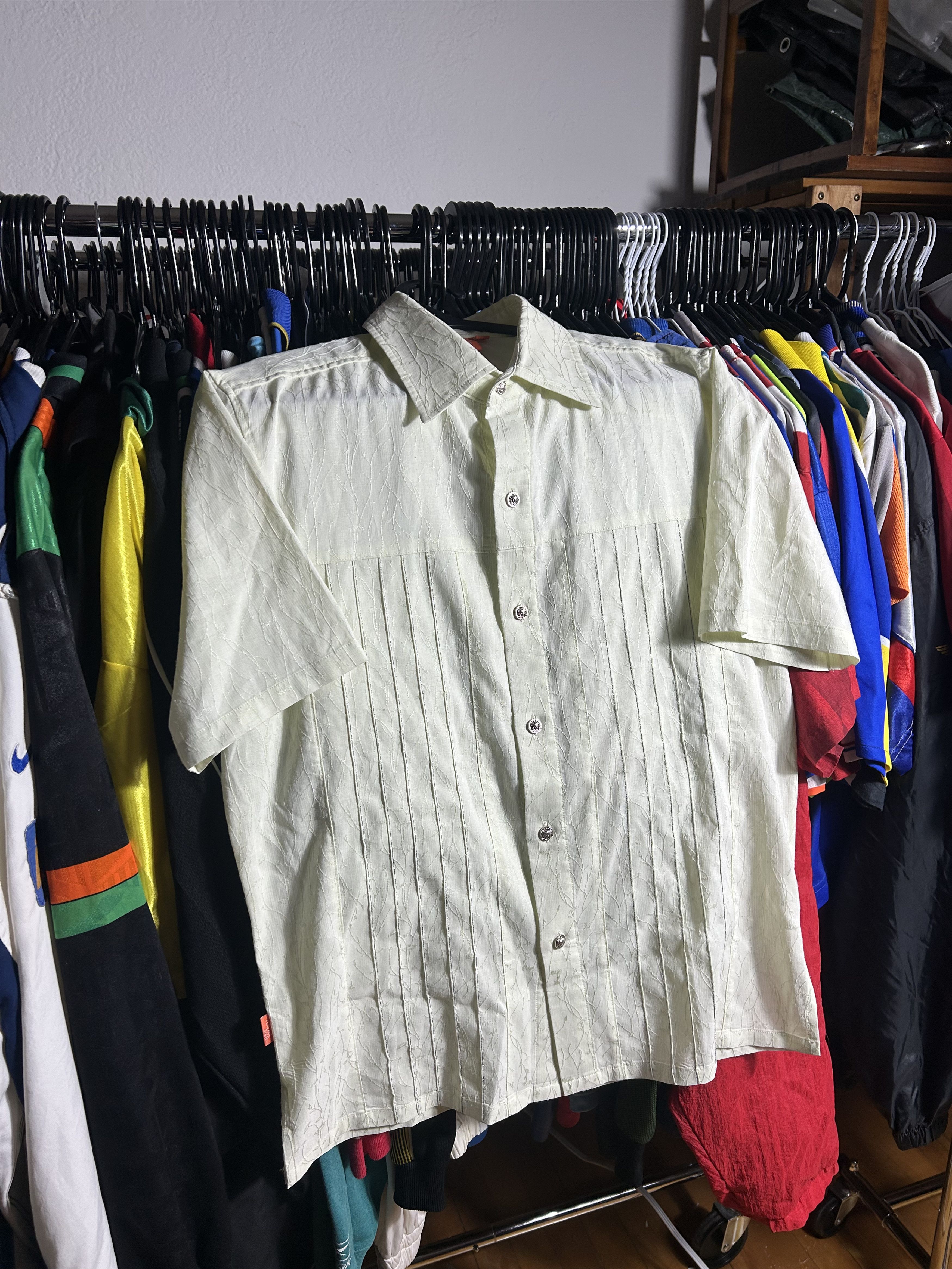 Vintage Versace short-sleeve flannel shirts