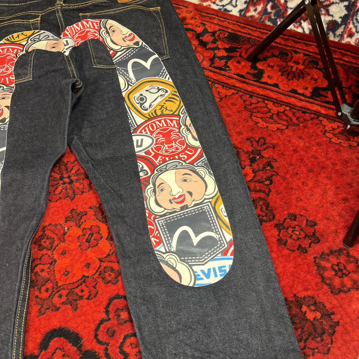 Evisu EVISU Jeans Big Back Daicock Seagull Graphic Archive Y2K Size US 36 / EU 52 - 8 Thumbnail