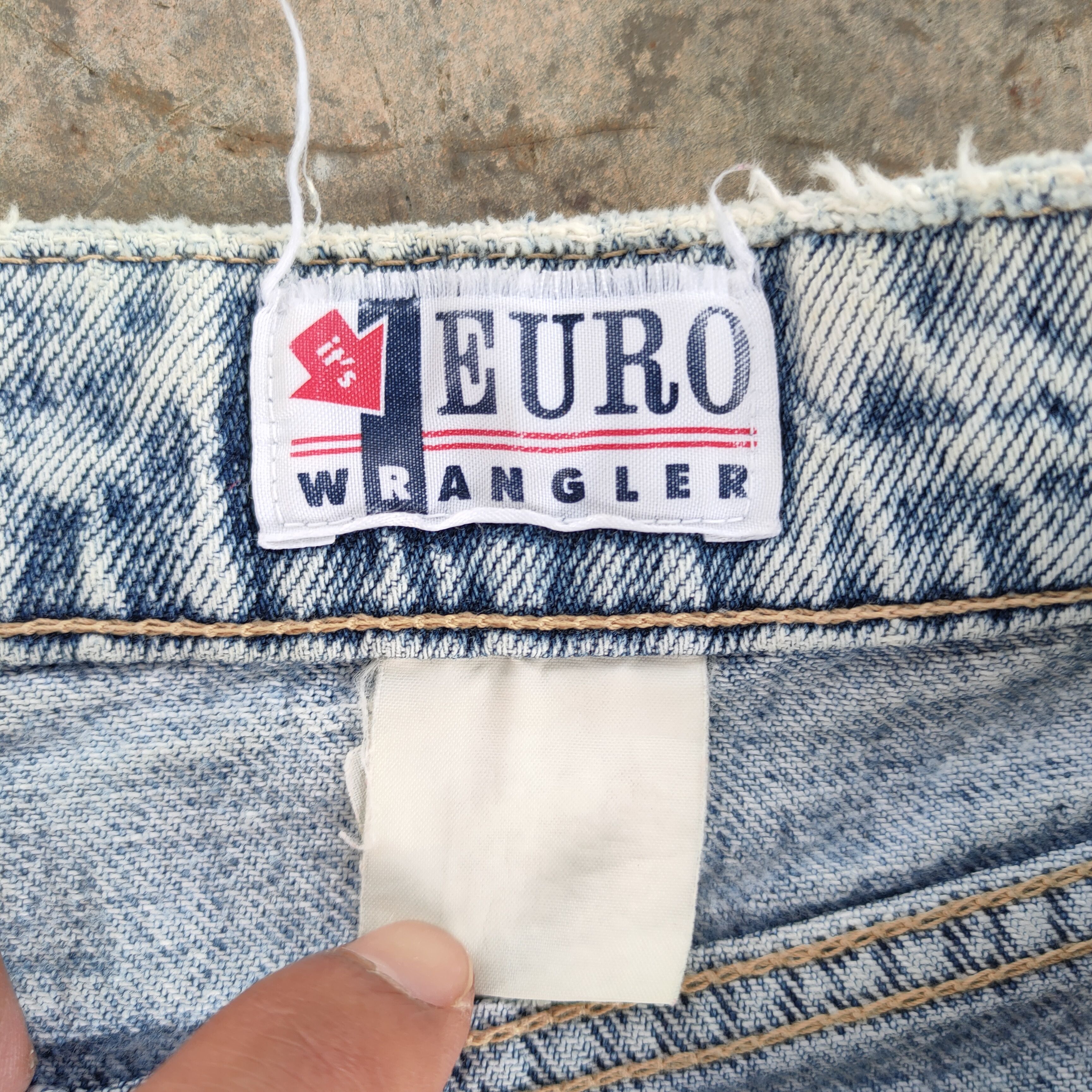 Seditionaries × Wrangler VINTAGE EURO WRANGLER FADED DISTRESSED JEANS DENIM PANTS Size US 36 / EU 52 - 17 Thumbnail