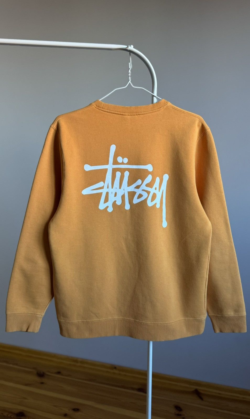 Stussy Stussy Basic Logo Sweatshirt Orange M Size US M / EU 48-50 / 2 - 1 Thumbnail