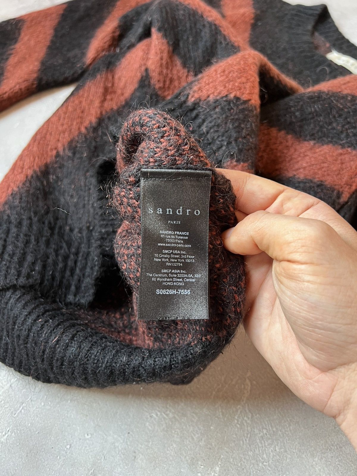 Sandro Sandro Mohair Sweater Size S / US 4 / IT 40 - 4 Thumbnail