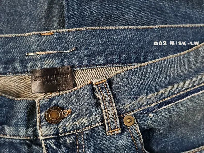 Saint Laurent Paris Saint Laurent Paris Men's Denim Pants i Size US 32 / EU 48 - 3 Thumbnail