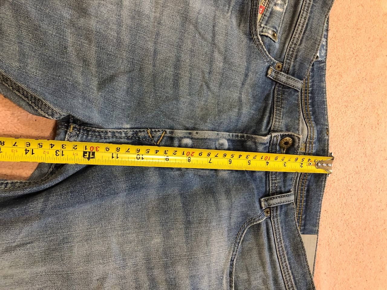 Diesel vintage blue jeans Diesel crazy Y2K size 33 streetwear Size US 33 - 17 Thumbnail