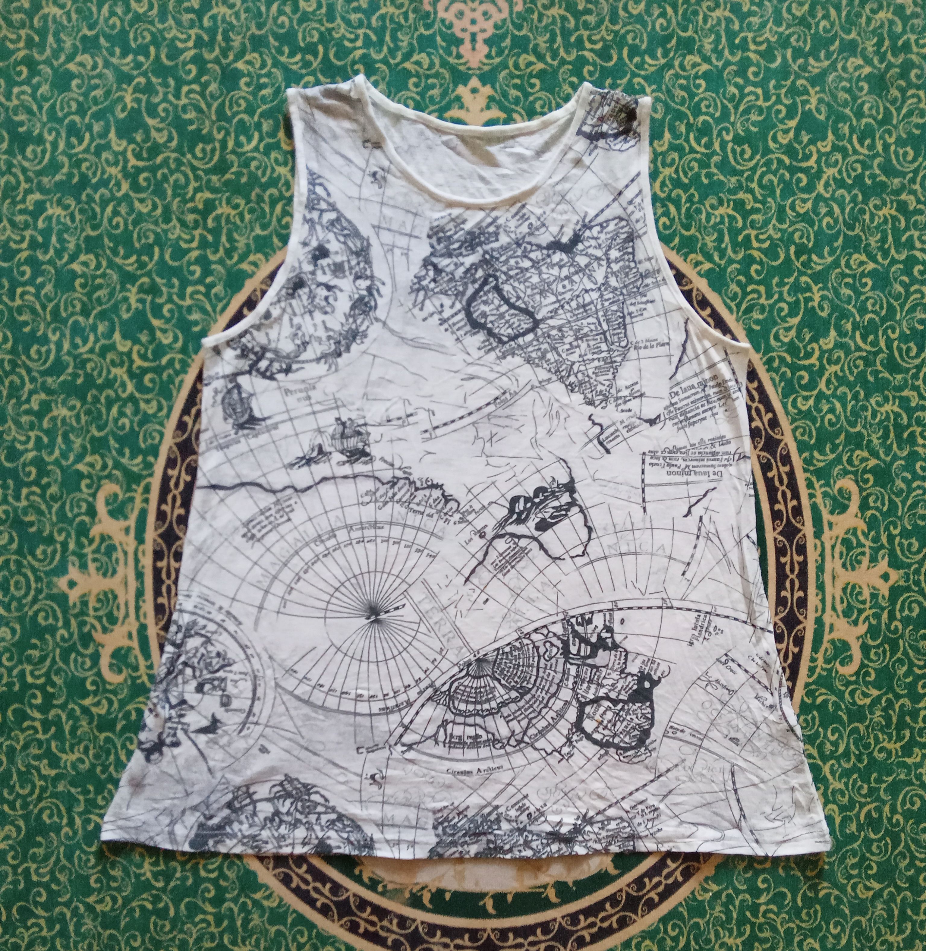 Vintage Map Tank Top