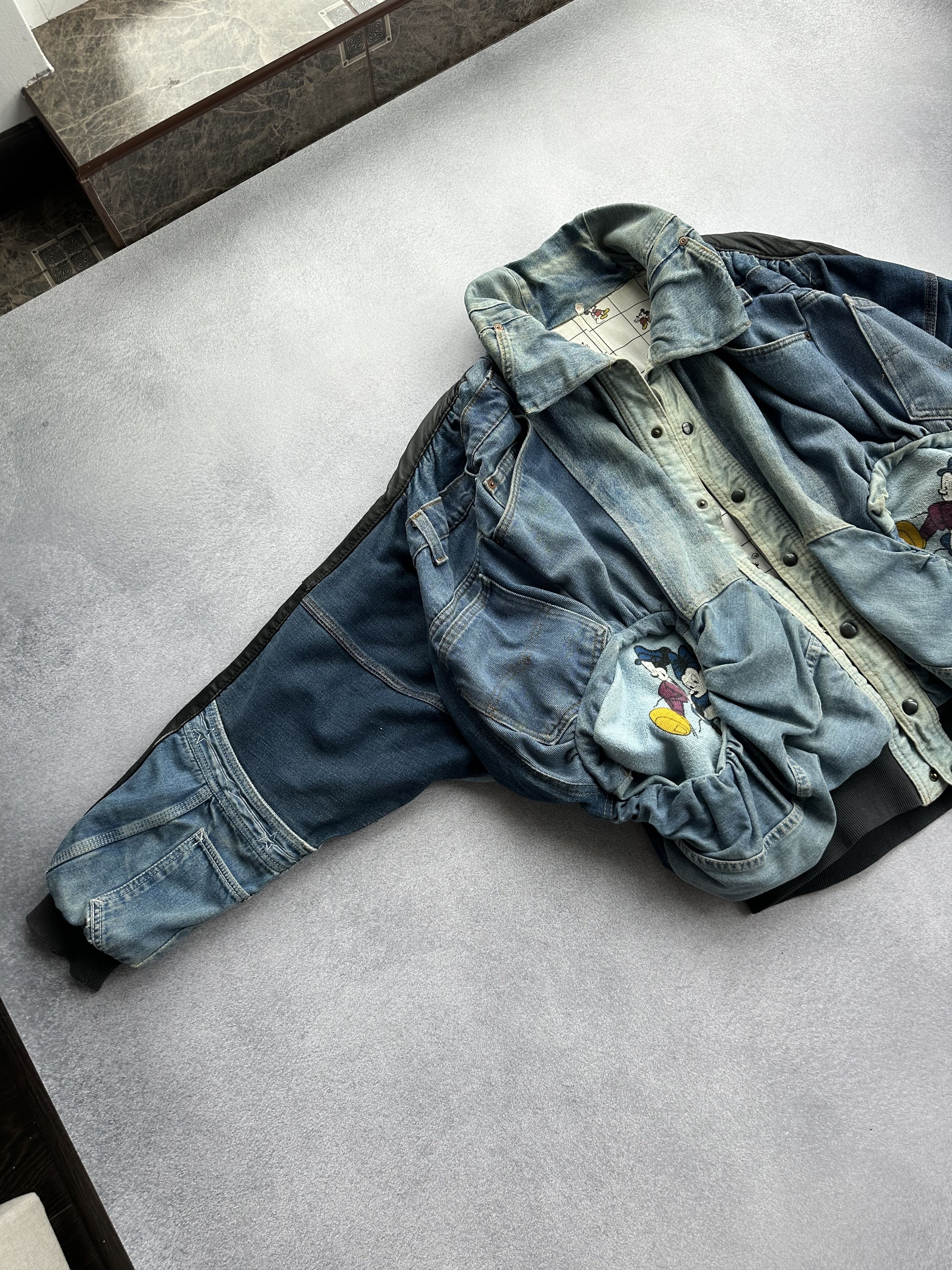 Disney × Undercover Disney DonaldDuck 90s PatchWork Levi’s Denim Handmade Jacket Size US L / EU 52-54 / 3 - 13 Thumbnail