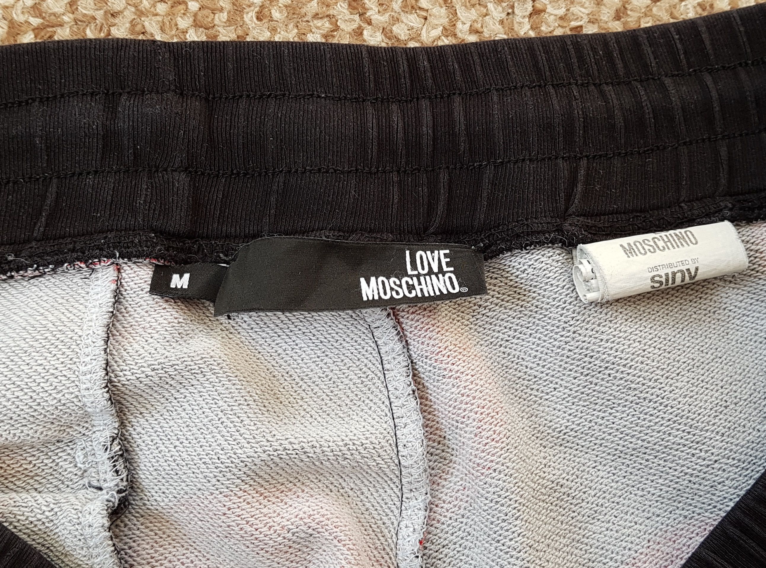 Moschino Love Moschino Sweatpants Joggers Printed Logo sz M Size US 32 / EU 48 - 8 Thumbnail