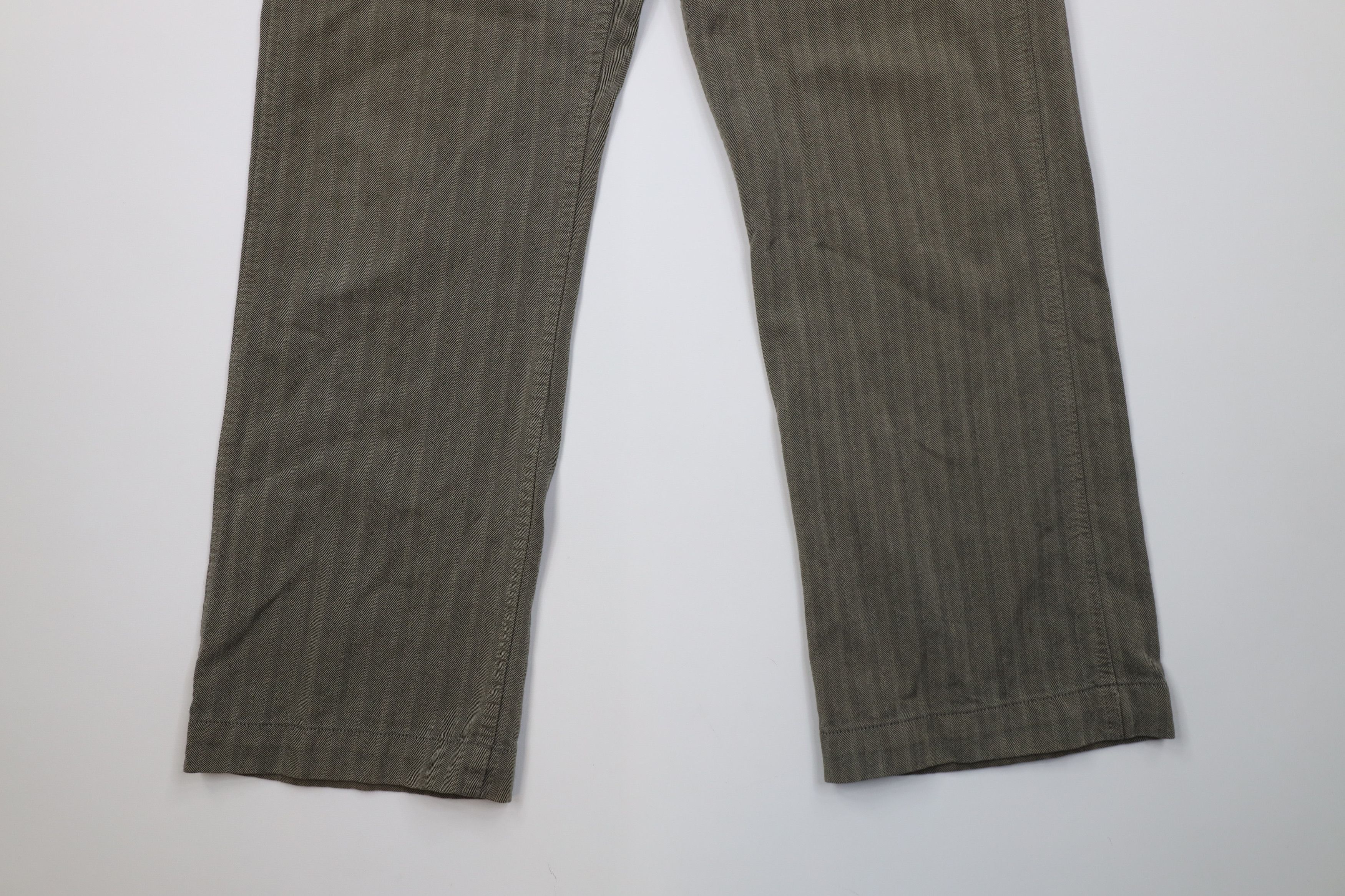 Gap Vintage Y2K Gap Twill Boot Fit Wide Leg Pants Green Size US 34 / EU 50 - 4 Thumbnail