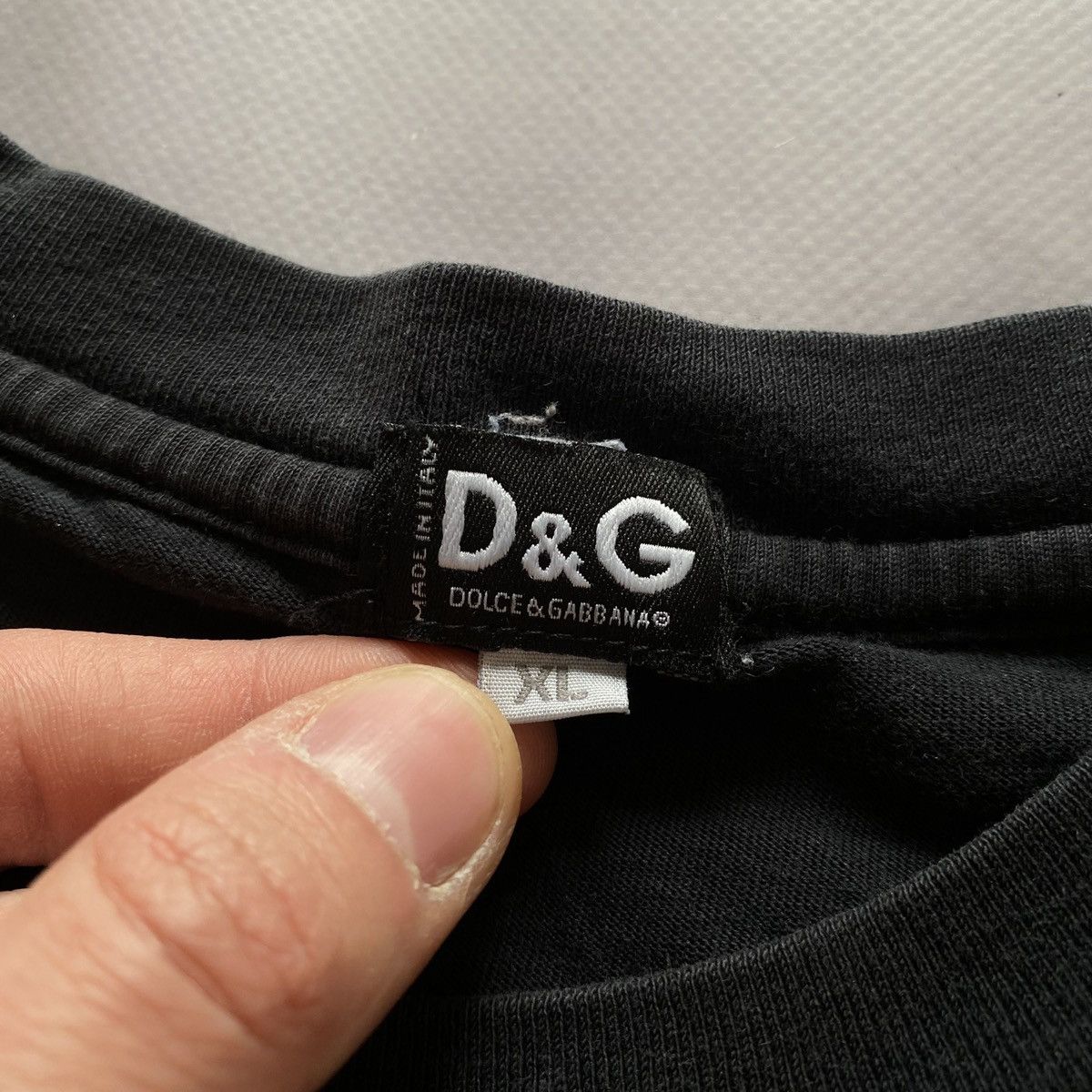 Diesel × If Six Was Nine × Japanese Brand Punk Dolce Gabbana Style Big Logo DG Faded T-shirt Tee Size US L / EU 52-54 / 3 - 4 Thumbnail
