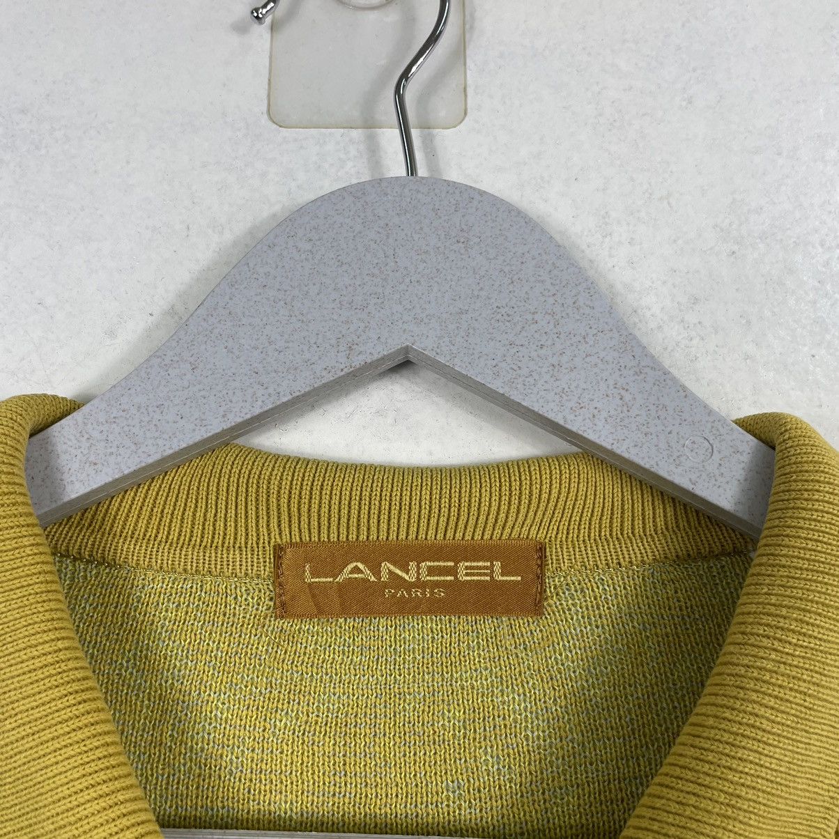 Lancel × Vintage 💥80s LANCEL CLASSIC ART POLO SHIRT Size US L / EU 52-54 / 3 - 7 Thumbnail