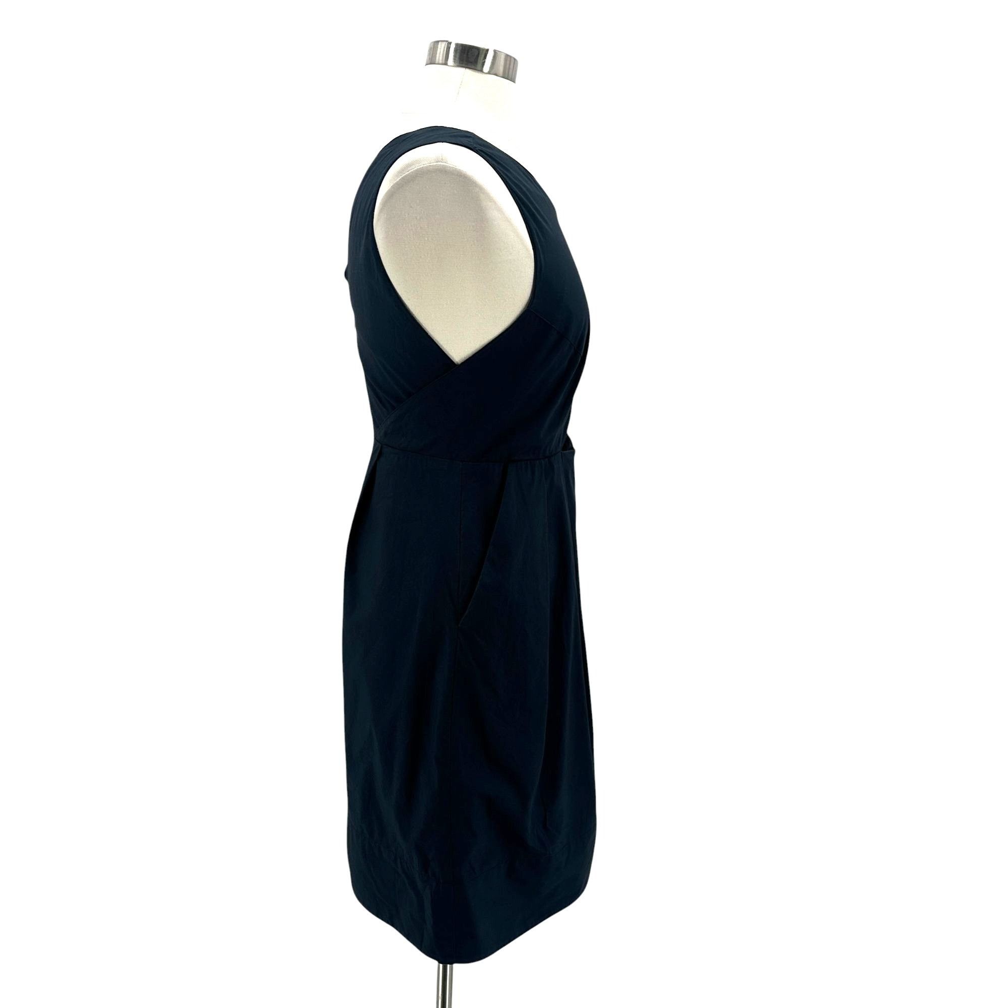 Madewell Womens 8 Dress Navy Blue Cut Out Sundress A-Line