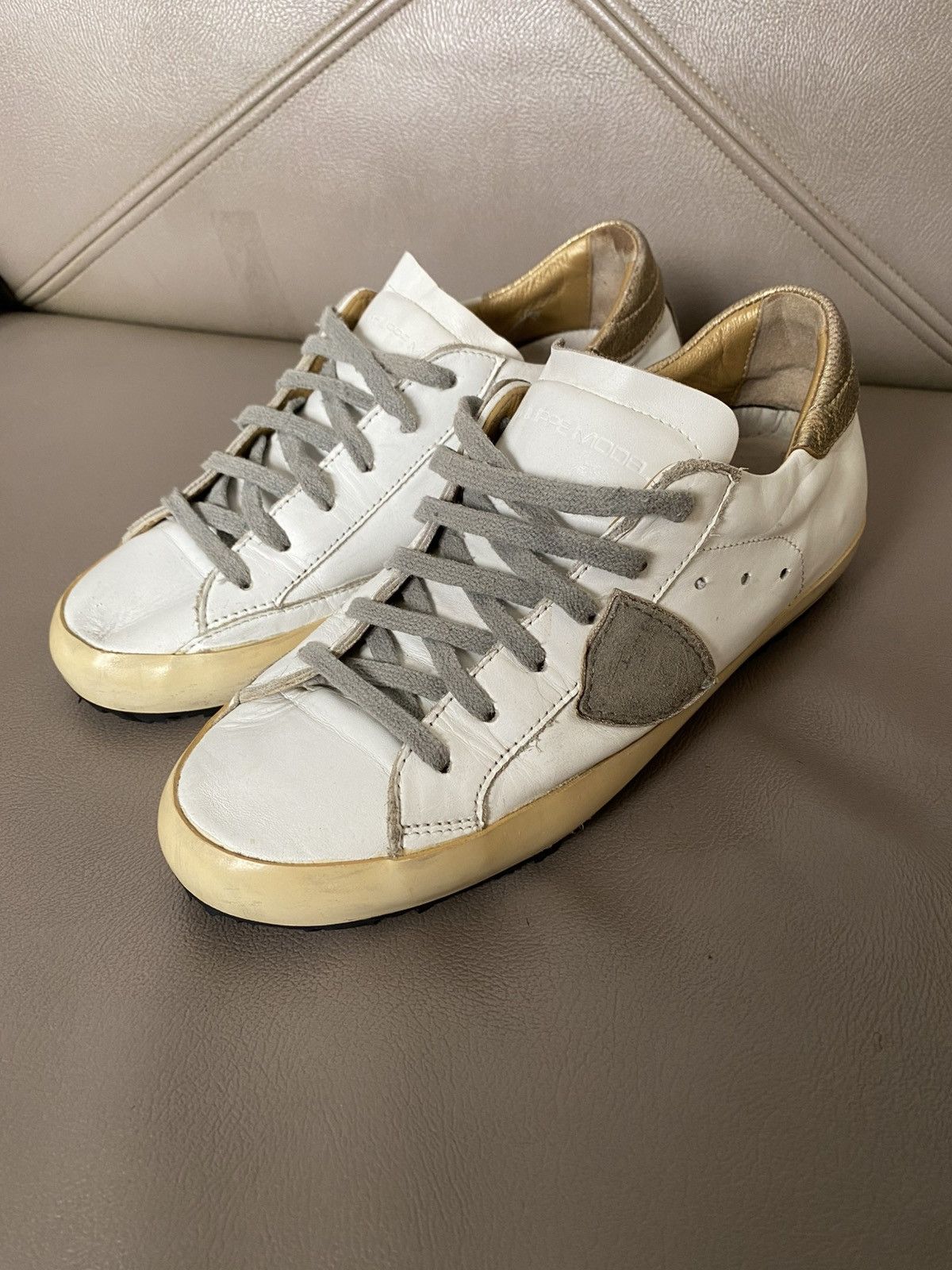 Philippe Model Philippe model paris low top sneakers leather Size US 5.5 / EU 38 - 1 Thumbnail