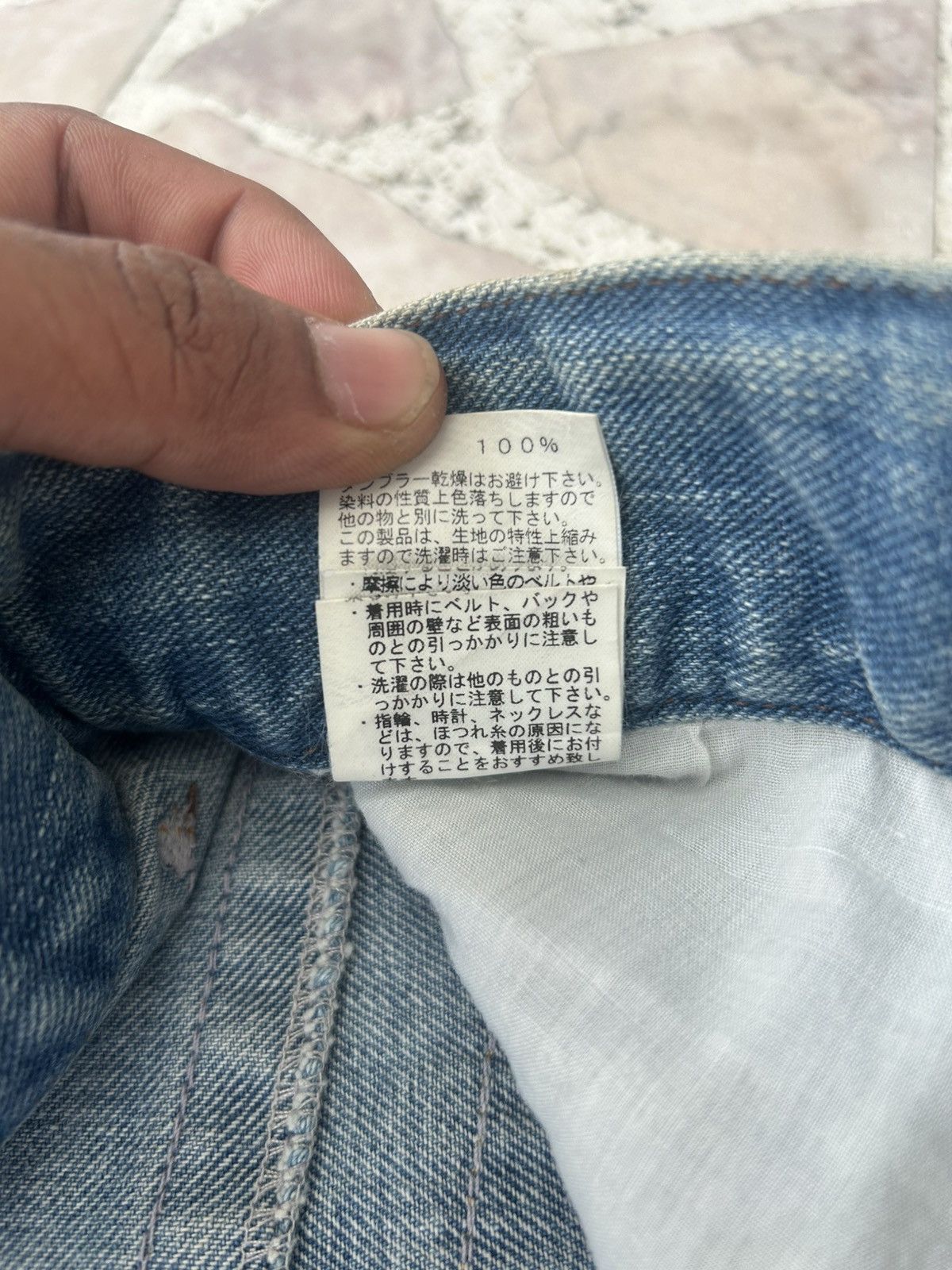 Japanese Brand Custom Culture Patchwork Denim Vintage Size US 30 / EU 46 - 13 Thumbnail