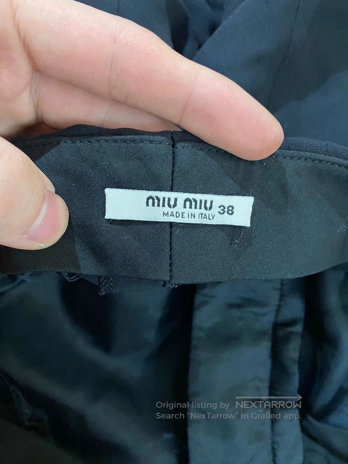 Miu Miu MiuMiu Women's Casual Silk Pants. Size 37" - 5 Thumbnail