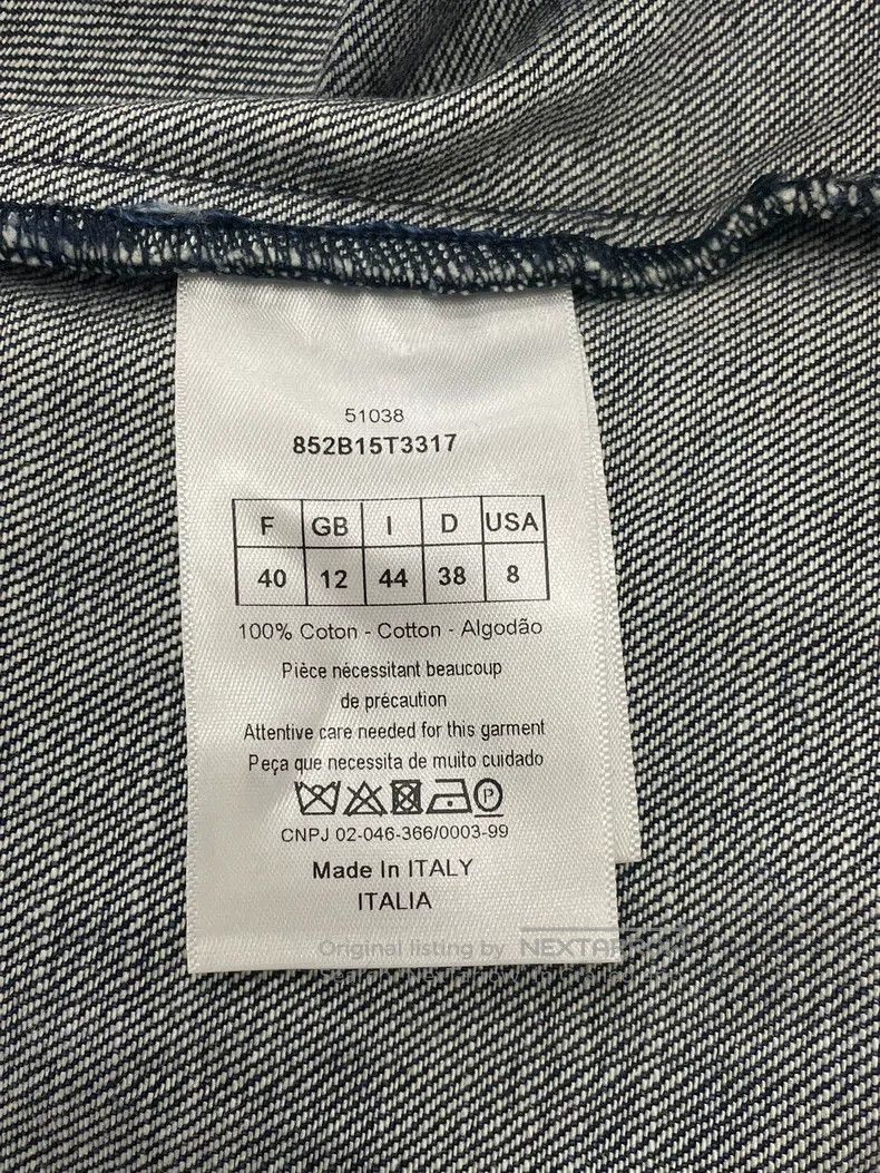 Dior Dior Blue printed denim shirt Size S / US 4 / IT 40 - 5 Thumbnail