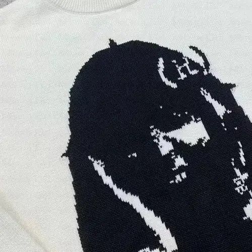 Vintage punk sweater with a demon Size US M / EU 48-50 / 2 - 3 Thumbnail