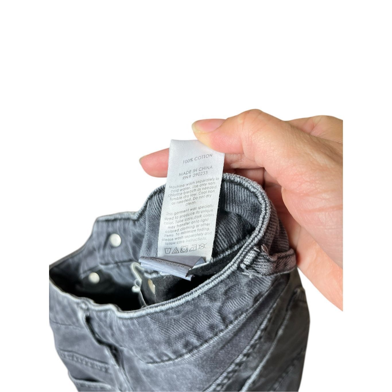 Pacsun Pacsun Gray Mom Jeans Ripped High Rise Relaxed Leg Distresse Size 26" / US 2 / IT 38 - 9 Thumbnail