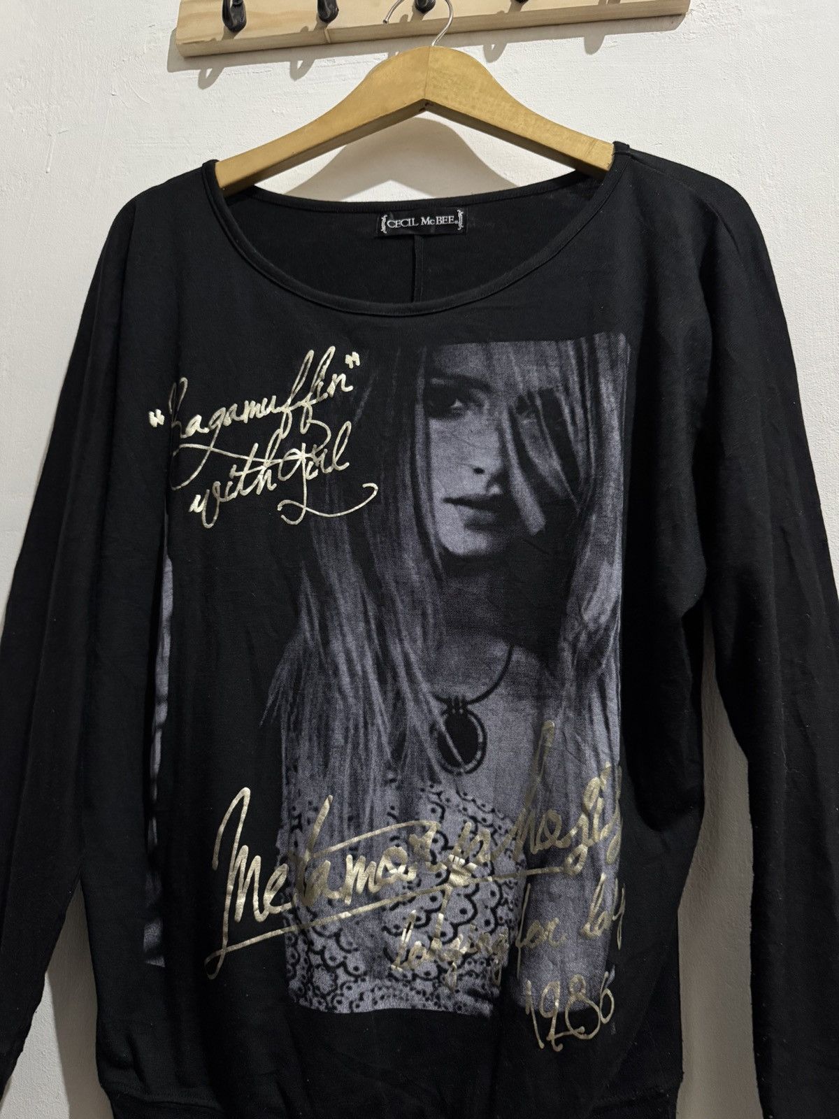 Hysteric Glamour × If Six Was Nine × Japanese Brand Y2K Cecil McBee "Hysteric Style" ifsixwasnine longsleeve Size M / US 6-8 / IT 42-44 - 2 Thumbnail