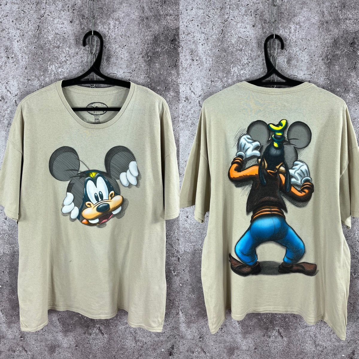 Disney × Mickey Mouse × Vintage Disney Micky Mouse Vintage T-Shirt Double Big Logo Size 2XL Size US XXL / EU 58 / 5 - 1 Thumbnail