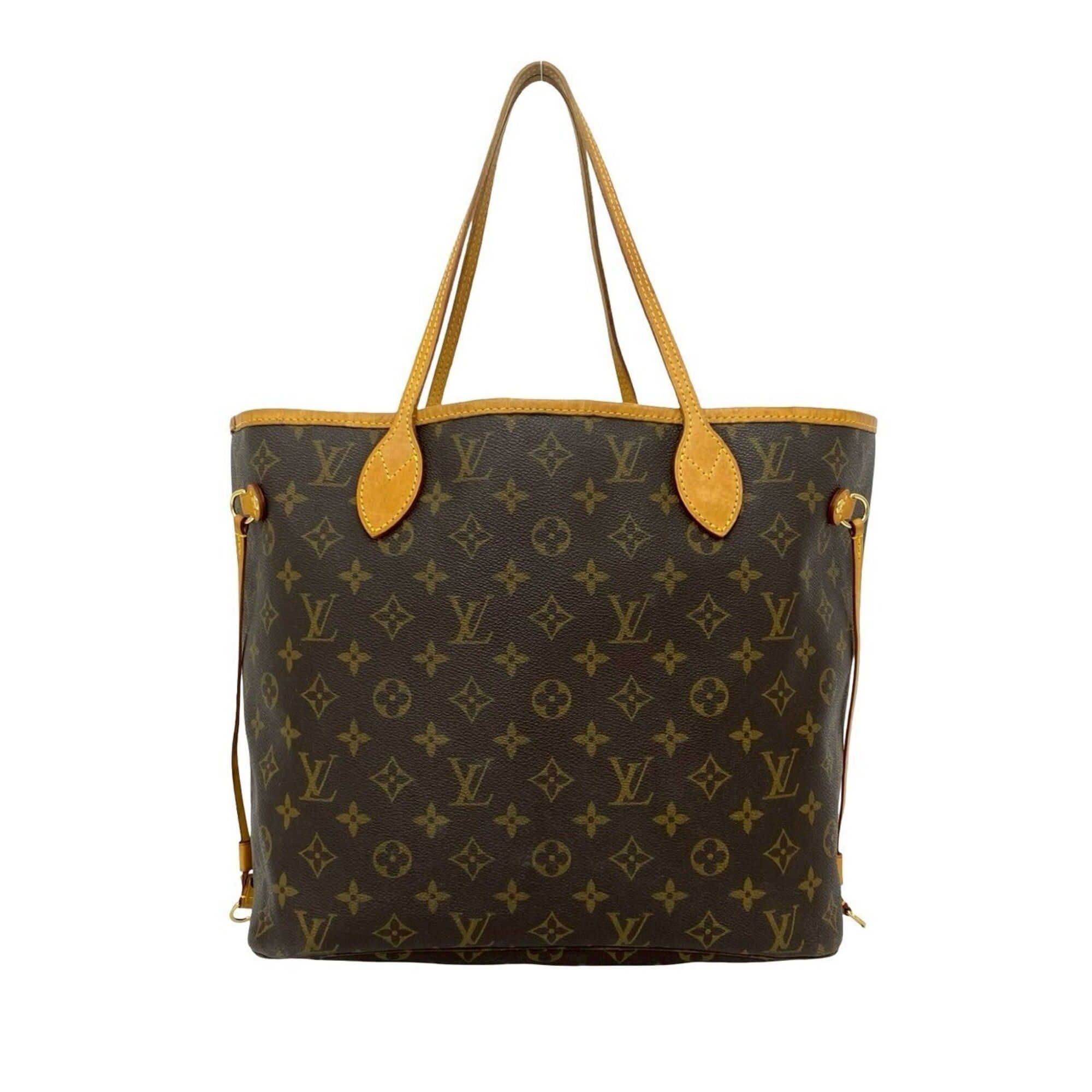Louis Vuitton LOUIS VUITTON Neverfull MM Monogram Leather Tote Bag Handbag Semi-Shoulder Brown 41893 Size ONE SIZE - 1 Thumbnail