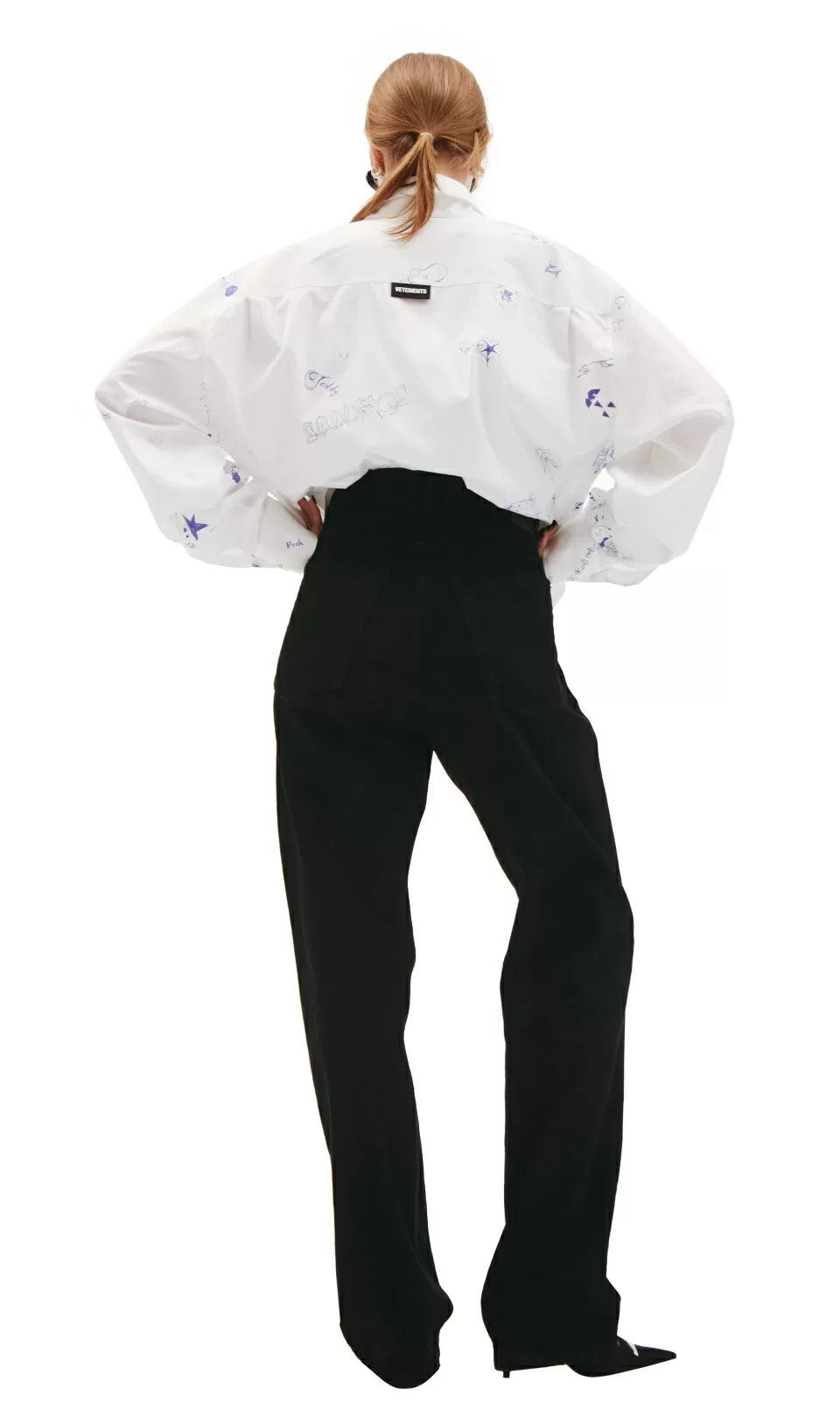 Balenciaga o1mt1gz0824 Normal Fit Pants in Black Size 30" / US 8 / IT 44 - 3 Thumbnail