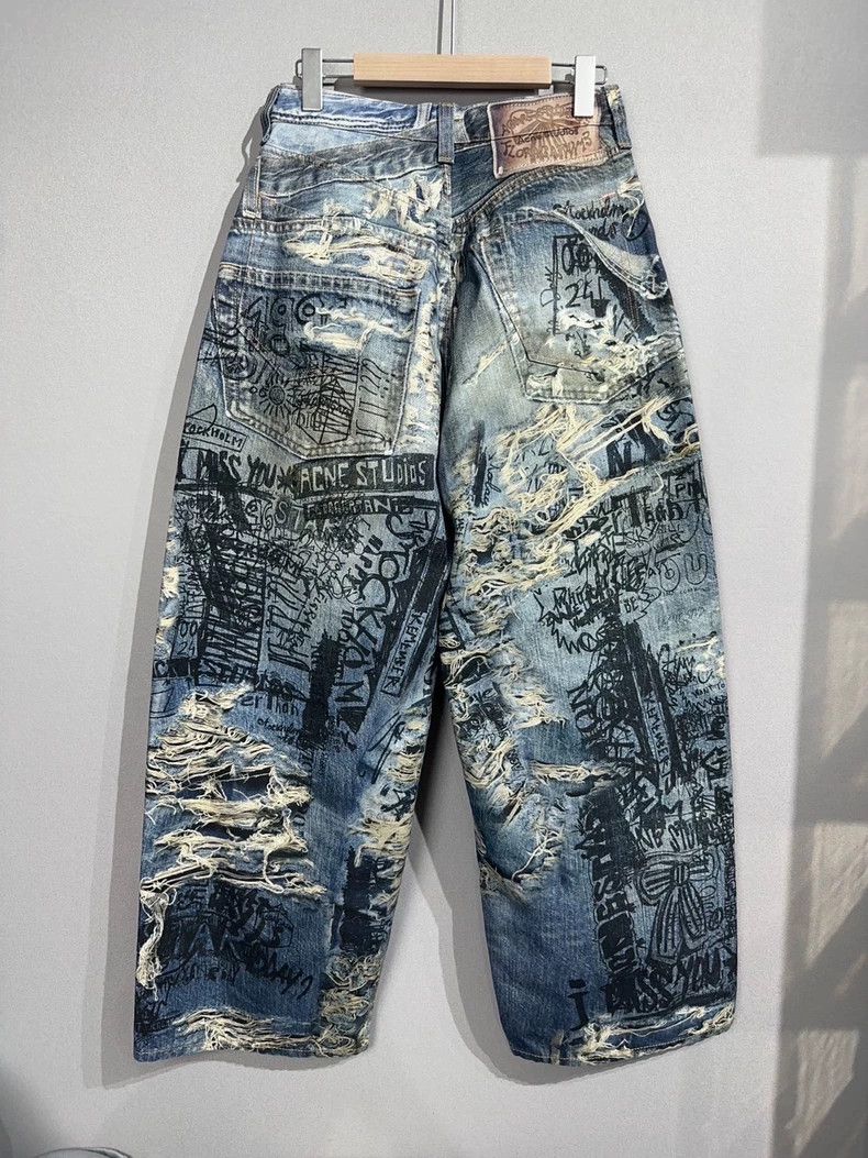 Acne Studios acne studios Digital printed jeans 2505-Nextarrow Size US 28 / EU 44 - 2 Thumbnail