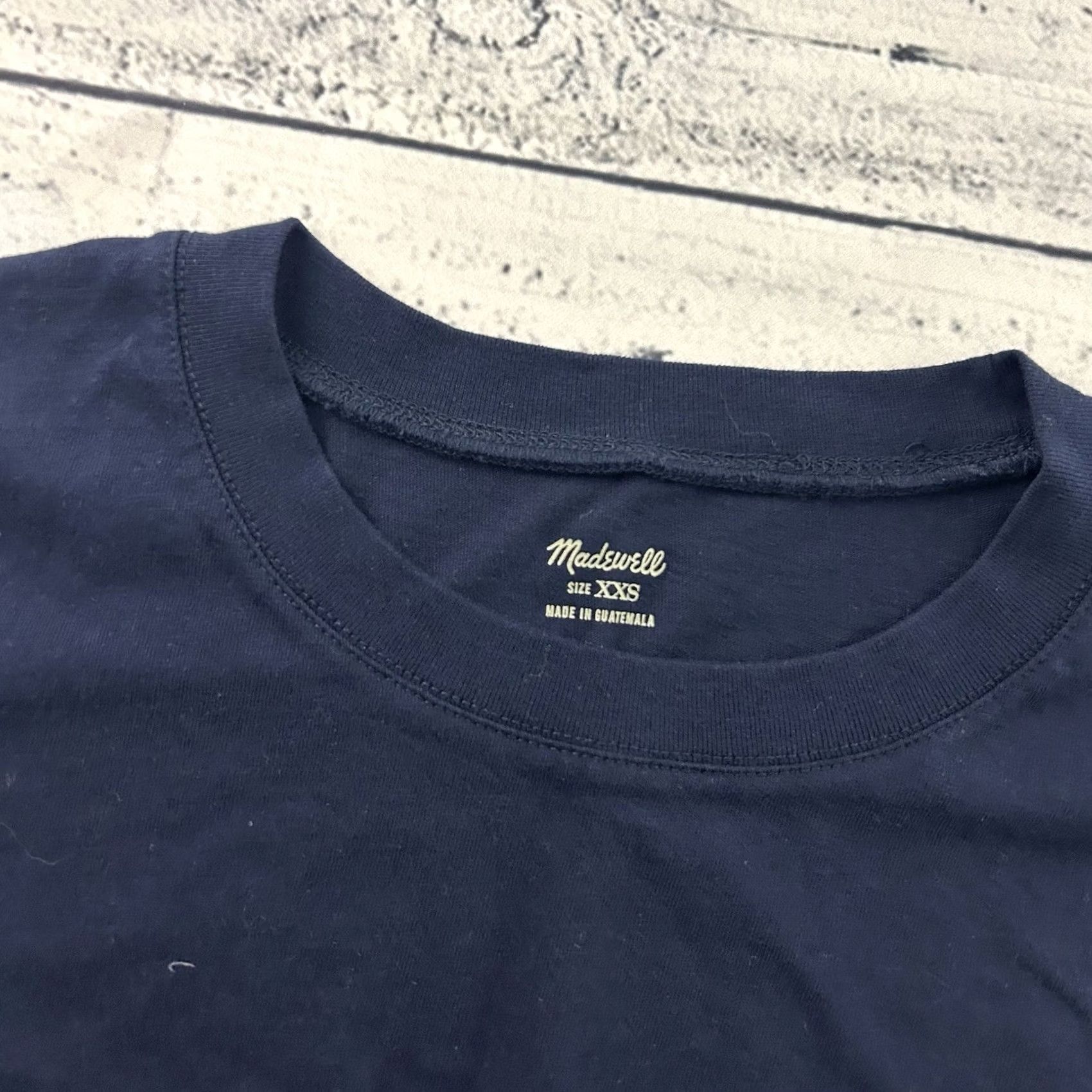 Madewell VINTAGE Madewell Northside Short Sleeve Tee Shirt Womens XXS Blue Size XXS / US 00 / IT 34 - 2 Thumbnail