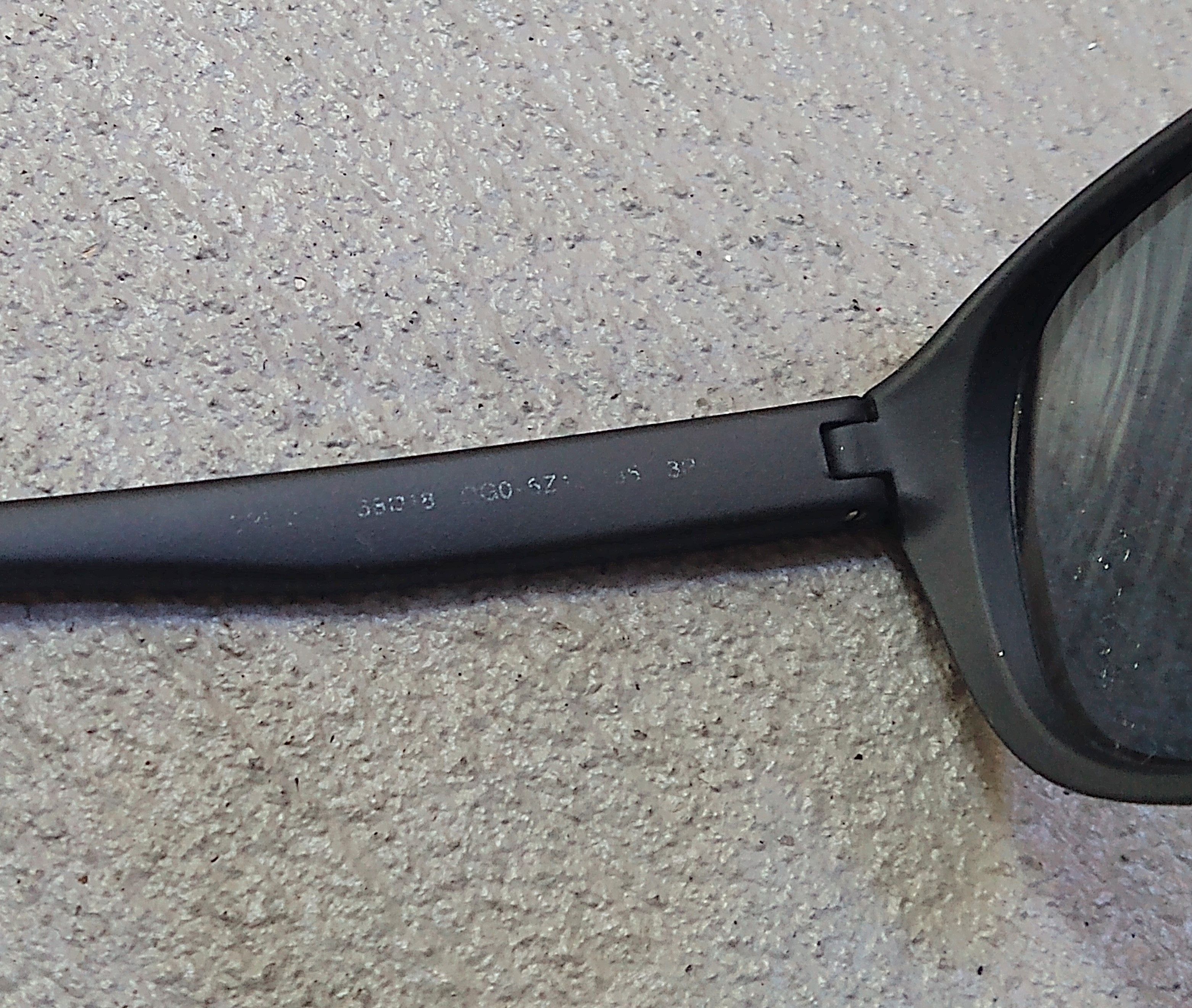 Prada Prada Sunglasses SPS 01R Black Blue Lens Linea Rossa Size ONE SIZE - 10 Thumbnail