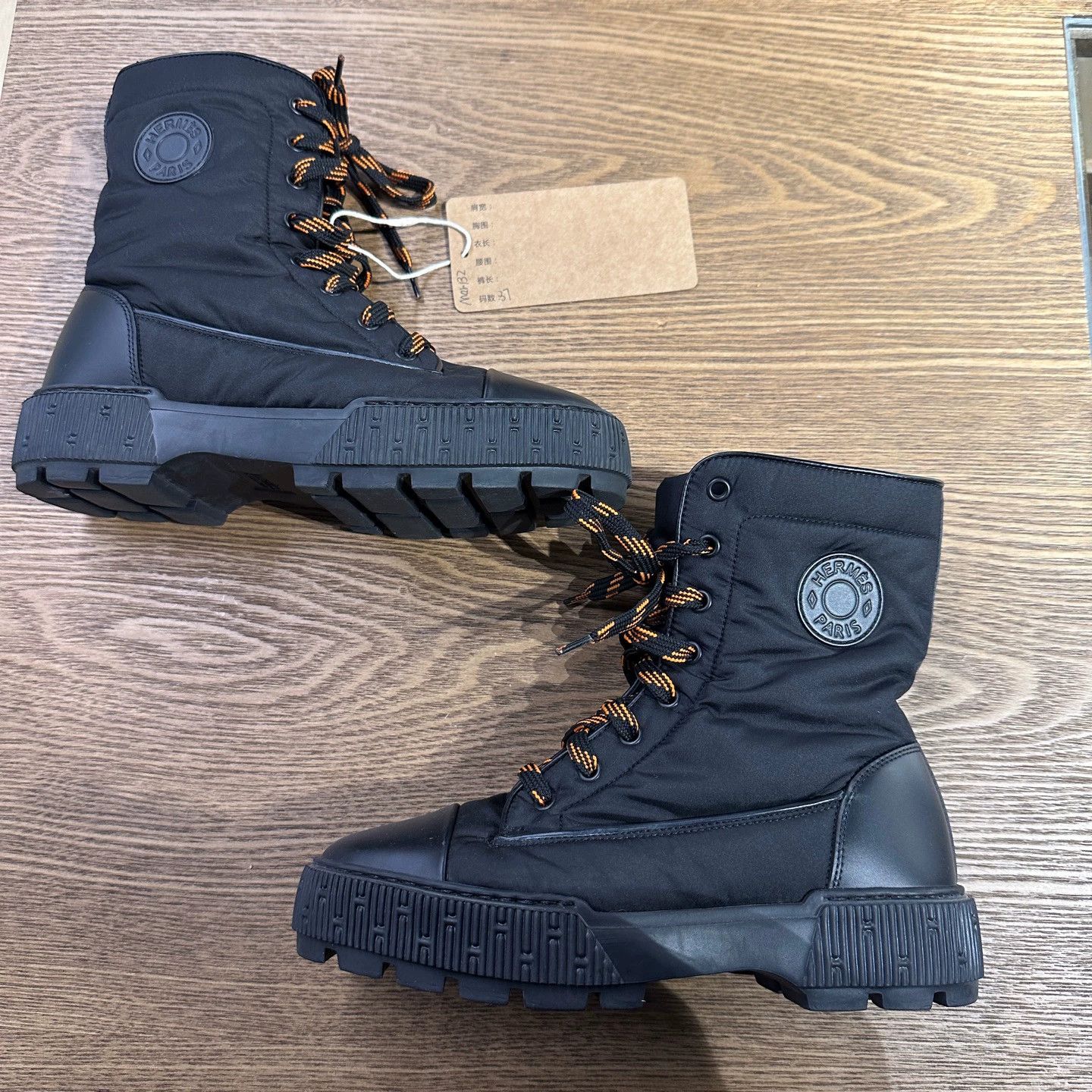 Hermes Hermes Fresh high-top logo boots EUR 37 Size US 6.5 / IT 36.5 - 3 Thumbnail