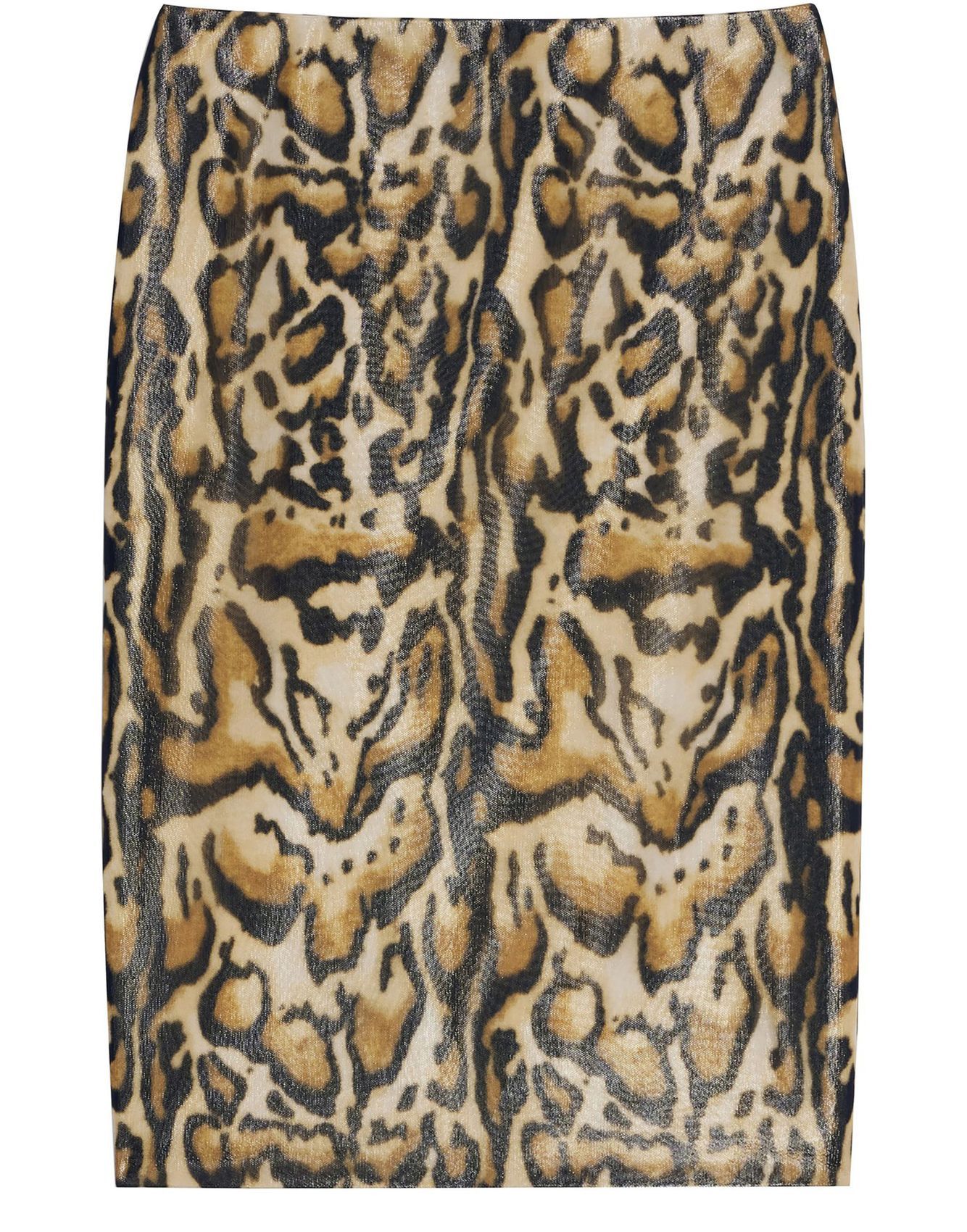 Celine o1w1db10824 Hobble Skirt in Silk Georgette in Leopard Size 27" / US 4 / IT 40 - 1 Thumbnail