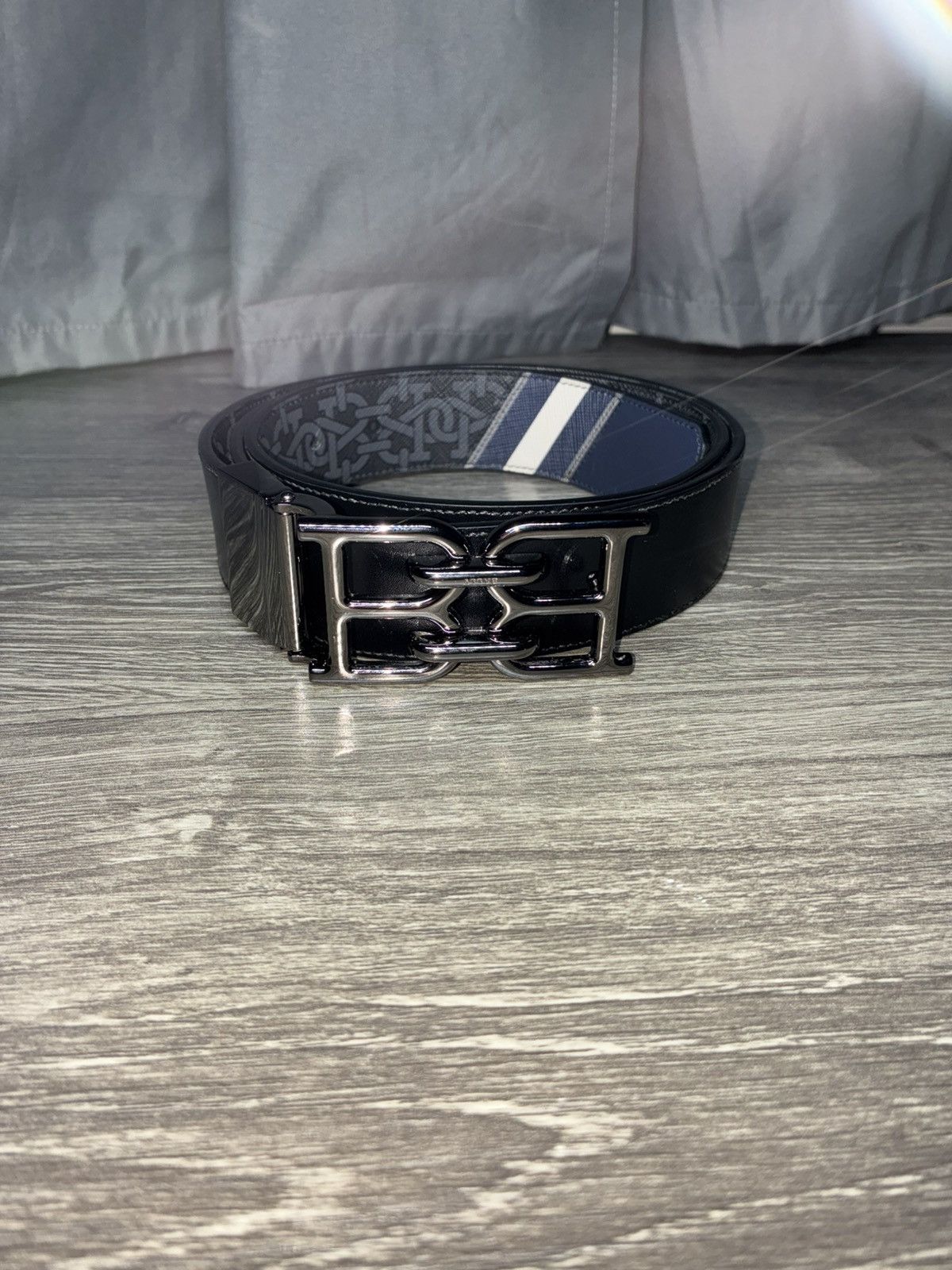 Bally BALLY LOGO BUCKLE REVERSIBLE LEATHER BELT🥋 Size ONE SIZE - 2 Thumbnail