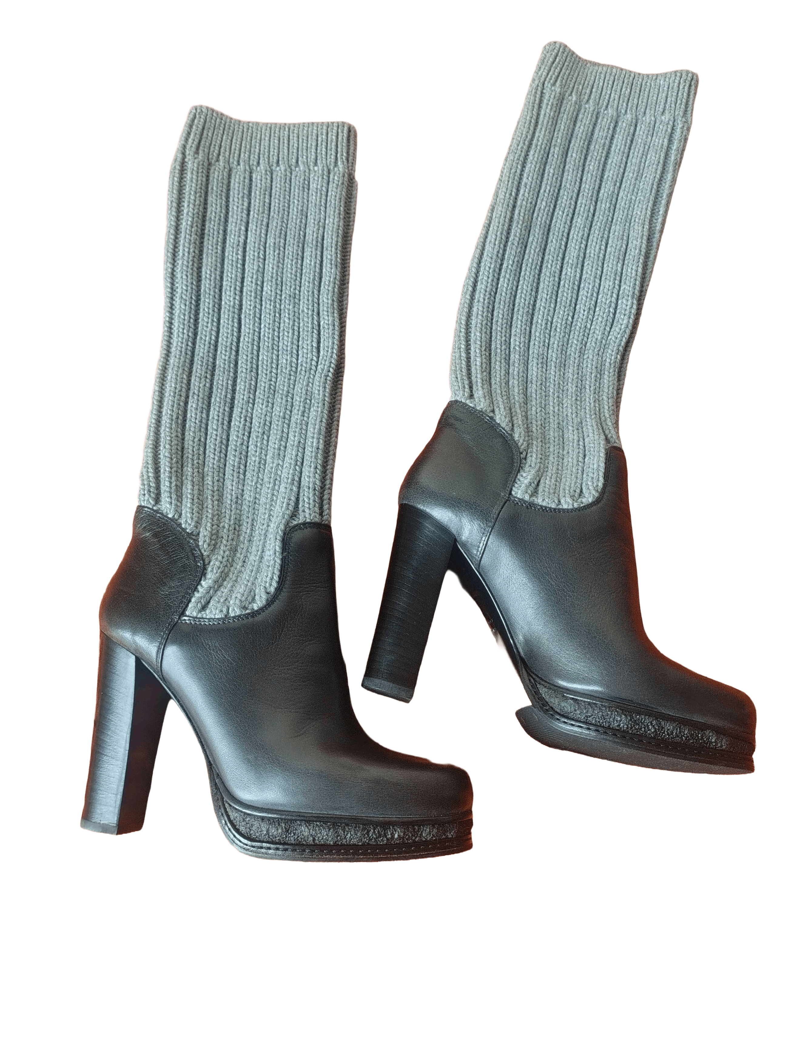 Dolce & Gabbana Vintage Dolce and Gabbana Sock Heel Boots Size US 7 / IT 37 - 4 Thumbnail