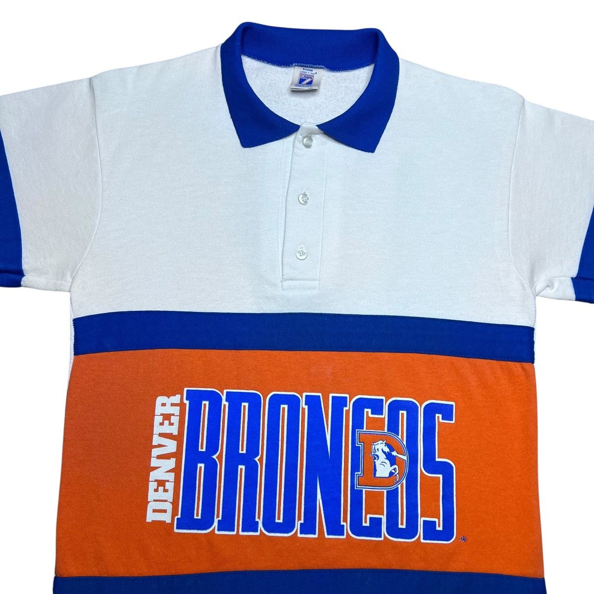 Logo 7 Vintage 1990s NFL Denver Broncos Logo 7 Rugby Sweatshirt Size US M / EU 48-50 / 2 - 4 Thumbnail