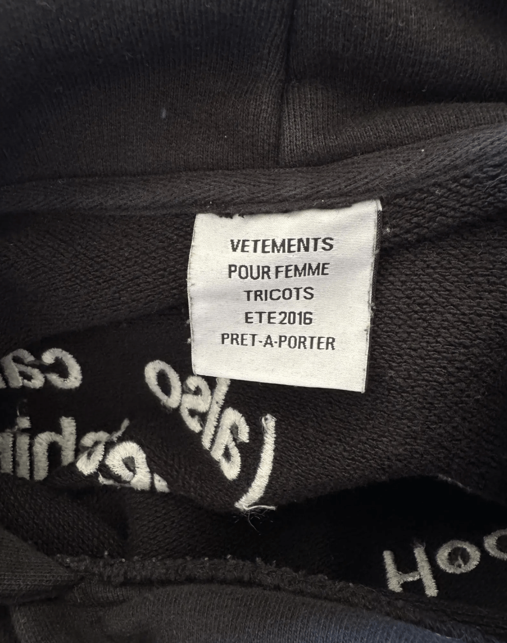 Vetements Vetements Hoodie Hoodie Size US M / EU 48-50 / 2 - 7 Thumbnail