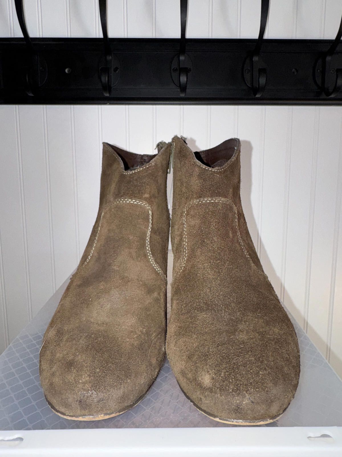 Steve Madden Steve Madden Brown Suede Ankle Boots with Block Heel Size US 8 / IT 38 - 2 Thumbnail