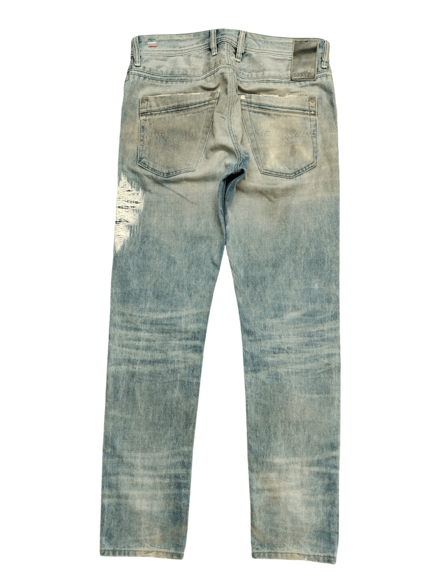 Diesel Vintage Y2k Diesel Krayver Slim Distress Rusty Denim Jeans Size US 30 / EU 46 - 11 Thumbnail
