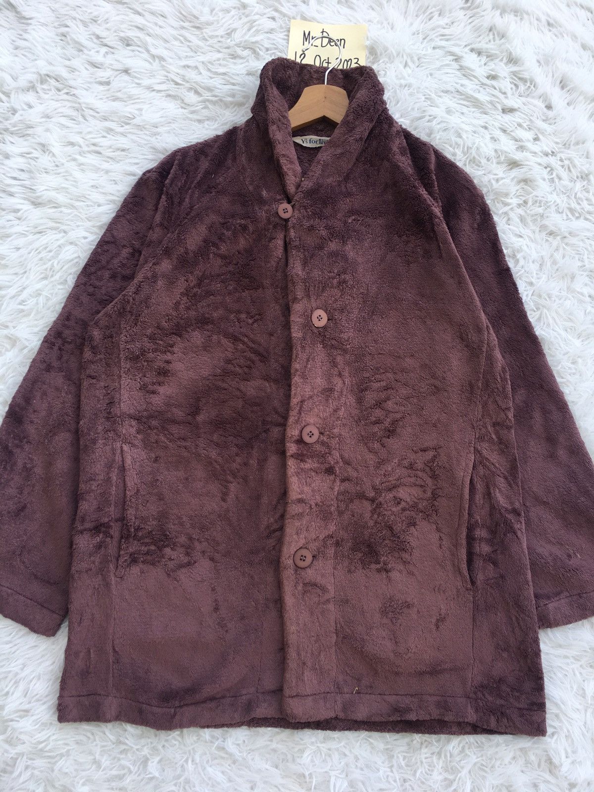 Yohji Yamamoto Rare Vintage Y’s For Living Yohji Yamamoto Fleece Jacket Size US L / EU 52-54 / 3 - 5 Thumbnail