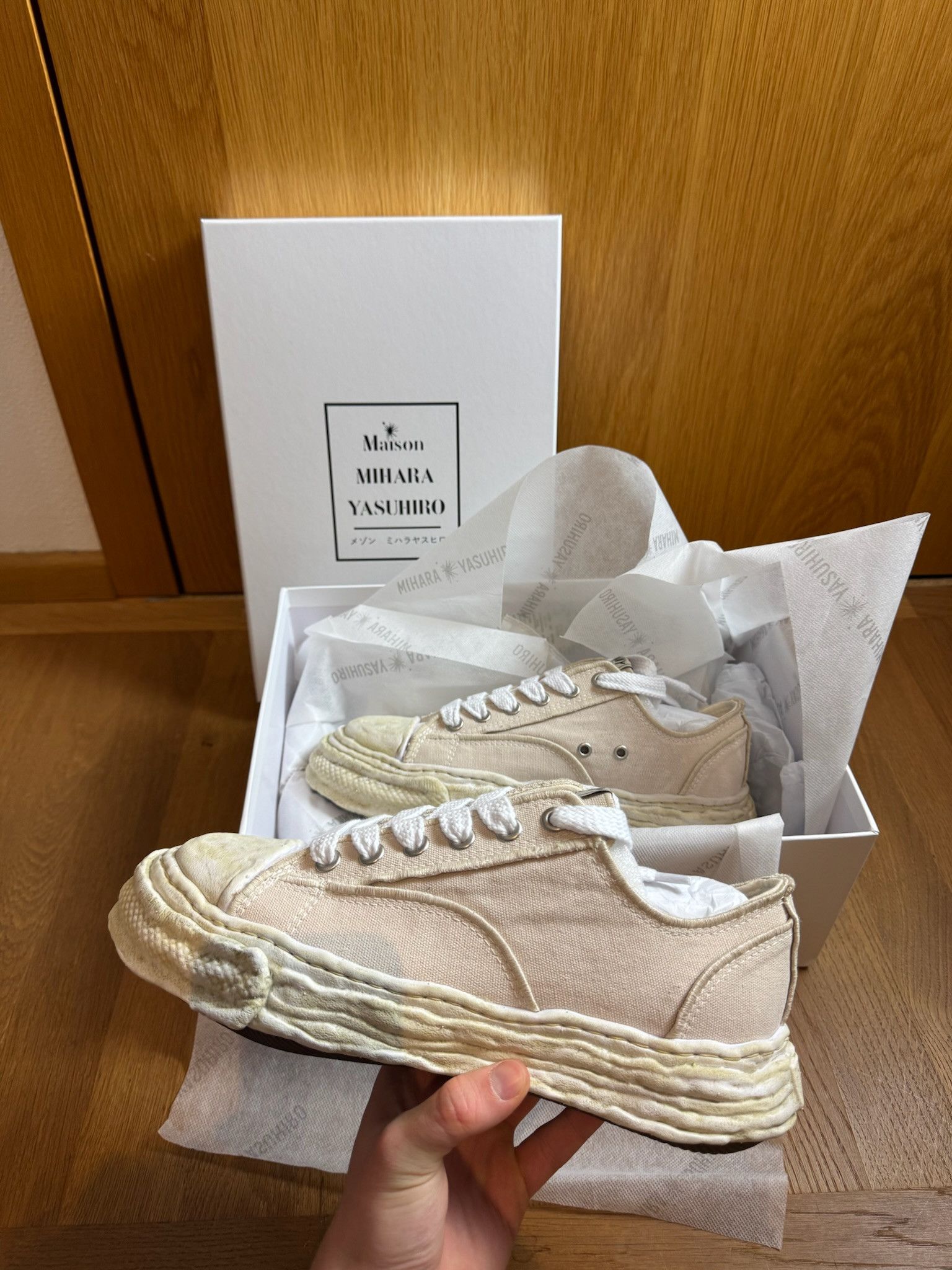 Maison MIHARA YASUHIRO Maison MIHARA YASUHIRO "PETERSON23" OG Sole Low-top Sneaker Size US 9 / EU 42 - 1 Thumbnail