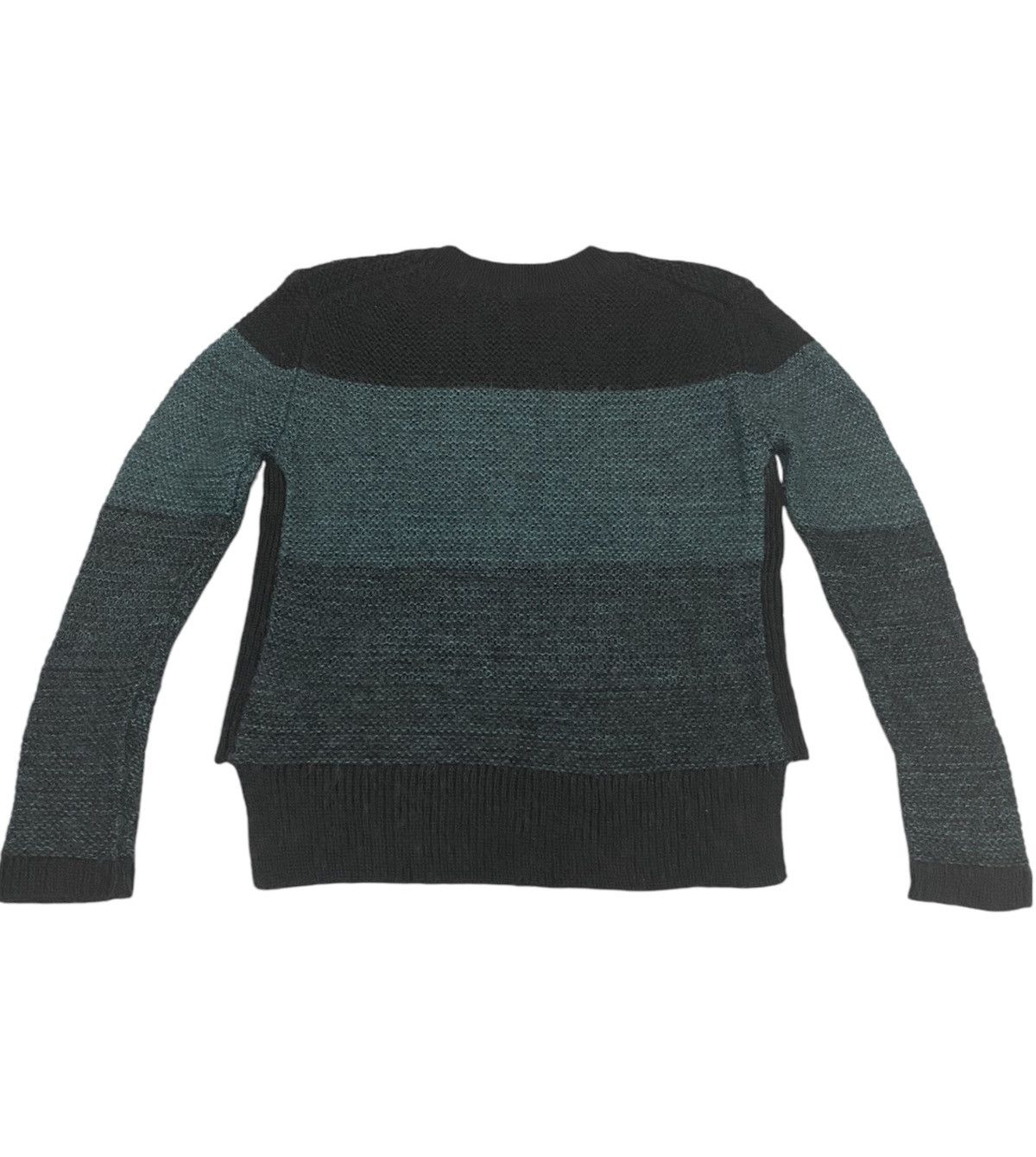 Aran Isles Knitwear × Designer × Le Grande Bleu (L.G.B.) Yerse Striped Crewneck Mohair Knit Sweater (C3) Size US S / EU 44-46 / 1 - 3 Thumbnail