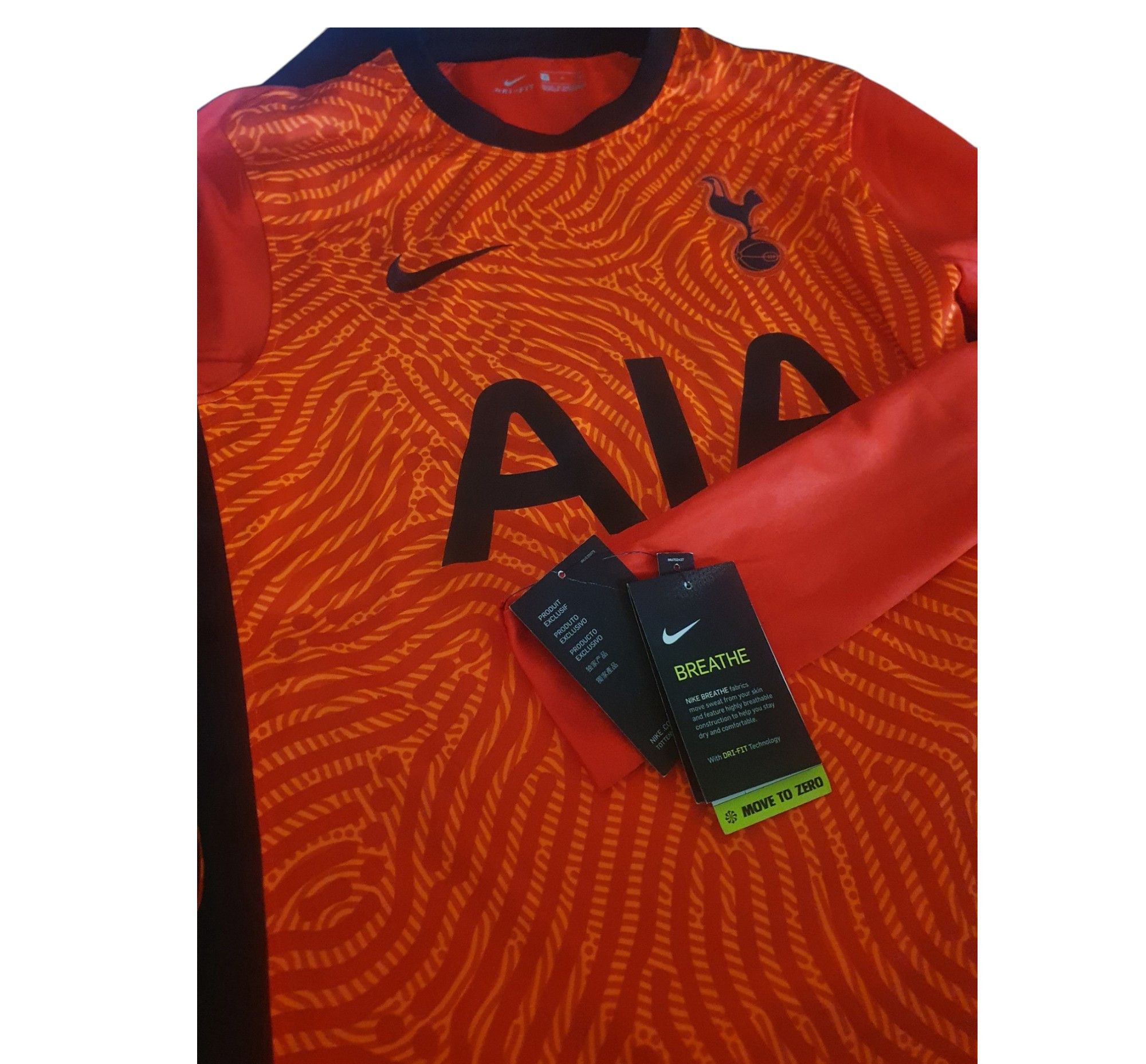 Nike Nike Tottenham Goalkeeper 2020/2021 Football Soccer Jersey S Size US S / EU 44-46 / 1 - 4 Thumbnail