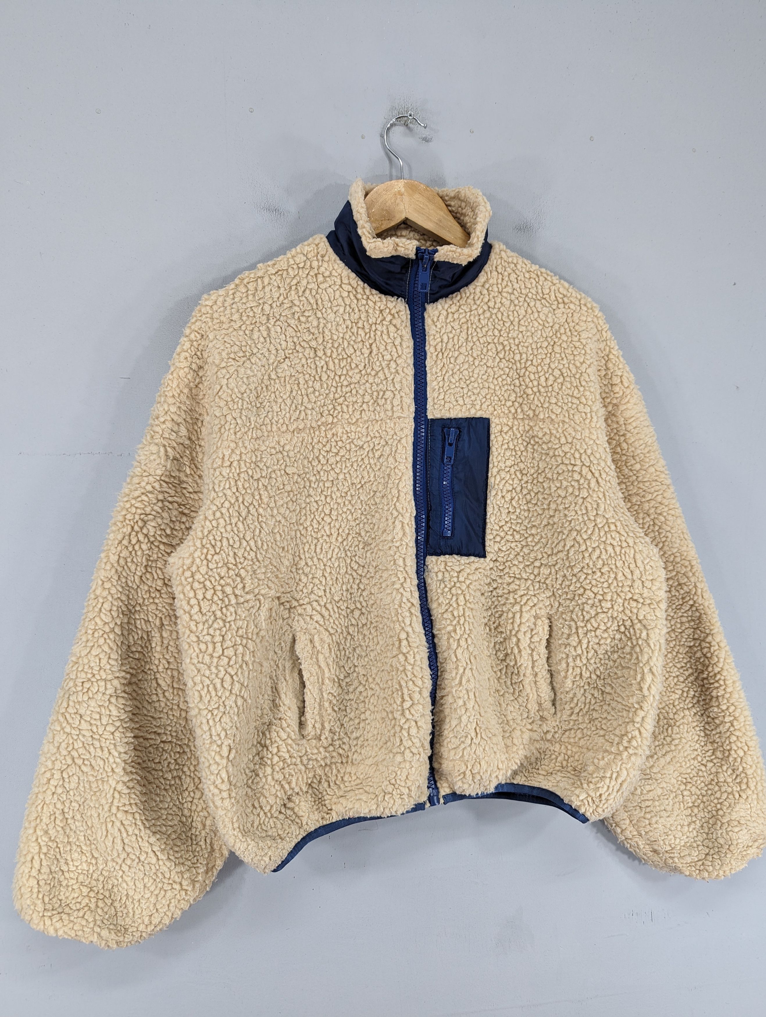 Japanese Brand 💥RARE💥Unbrand Deep Pile Fleece Patagonia Style Jacket Size US M / EU 48-50 / 2 - 3 Thumbnail