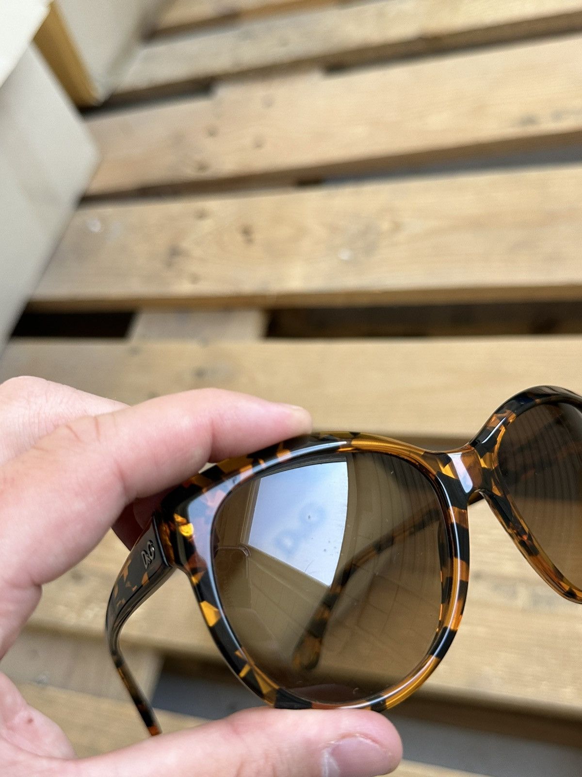 Dolce & Gabbana × Vintage Vintage Dolce & Gabbana Women’s Sunglasses With Case Size ONE SIZE - 6 Thumbnail