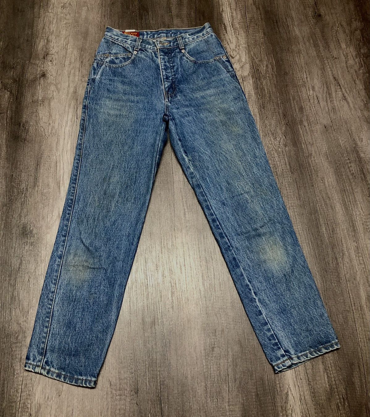 Designer × Vintage Vintage West Wood Made in U.S.A. Jeans (unisex) Size US 27 - 8 Thumbnail