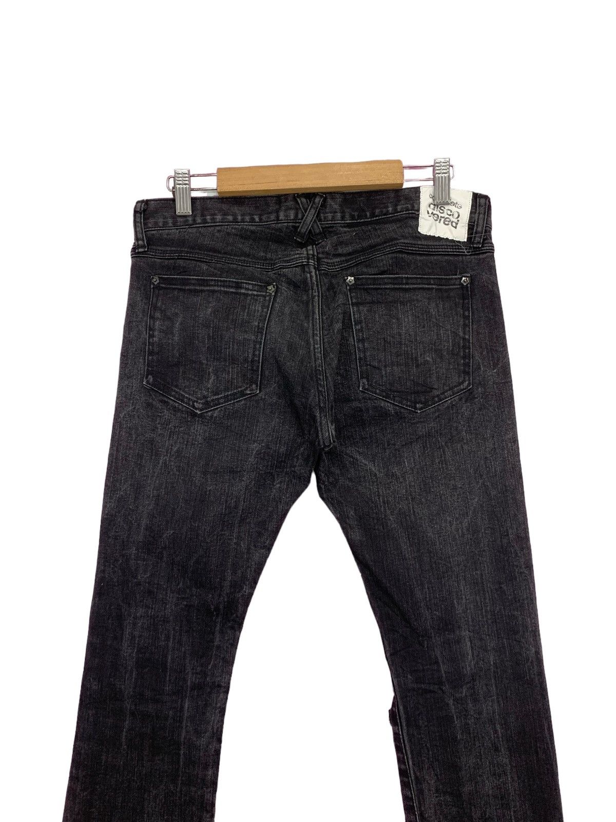 DISCOVERED × Japanese Brand Discovered Japanese Skinny Distressed Denim Pants (AD27) Size 29" - 8 Thumbnail