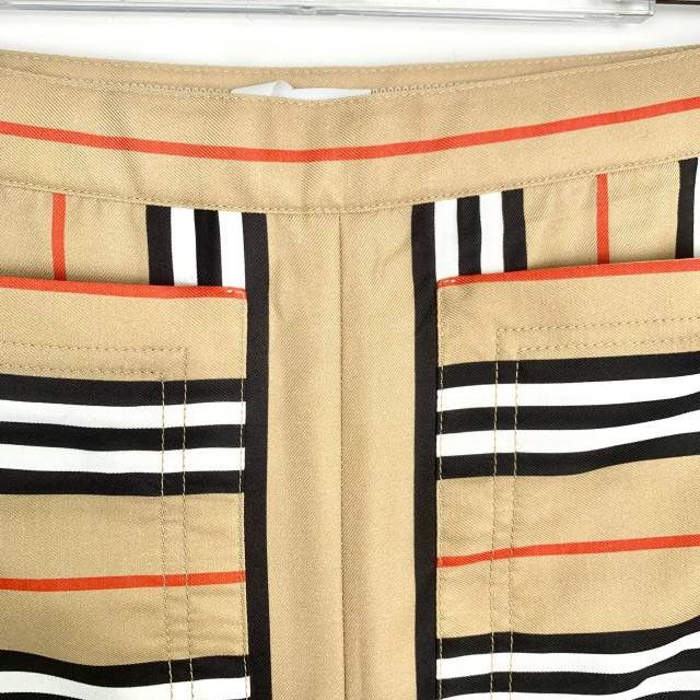 Burberry Burberry Classic Stripe Spliced Mini Skirt K26WX Size 27" / US 4 / IT 40 - 3 Thumbnail