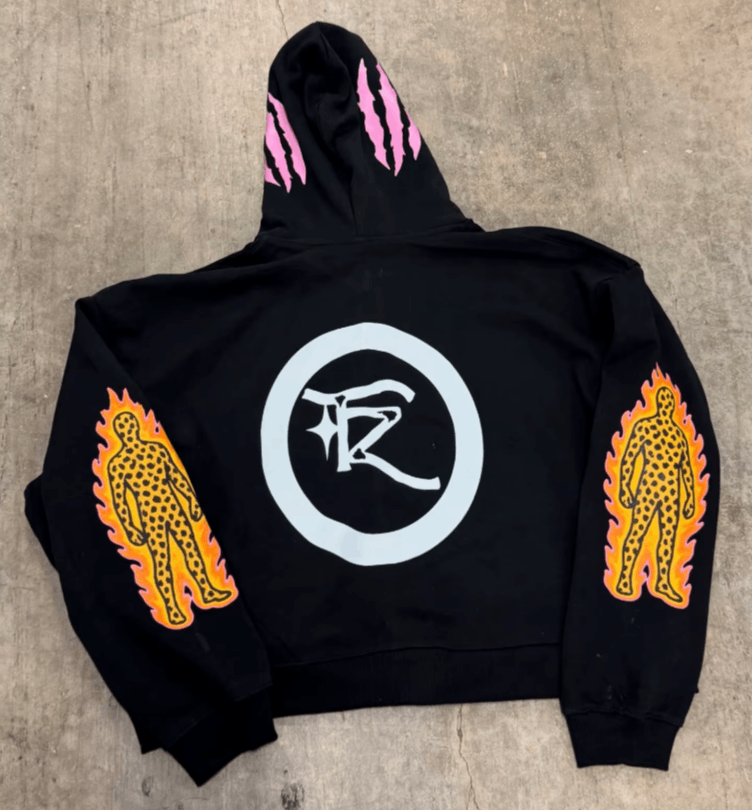 Japanese Brand Hip Hop Graphic Oversized Hoodie Size US XL / EU 56 / 4 - 6 Thumbnail