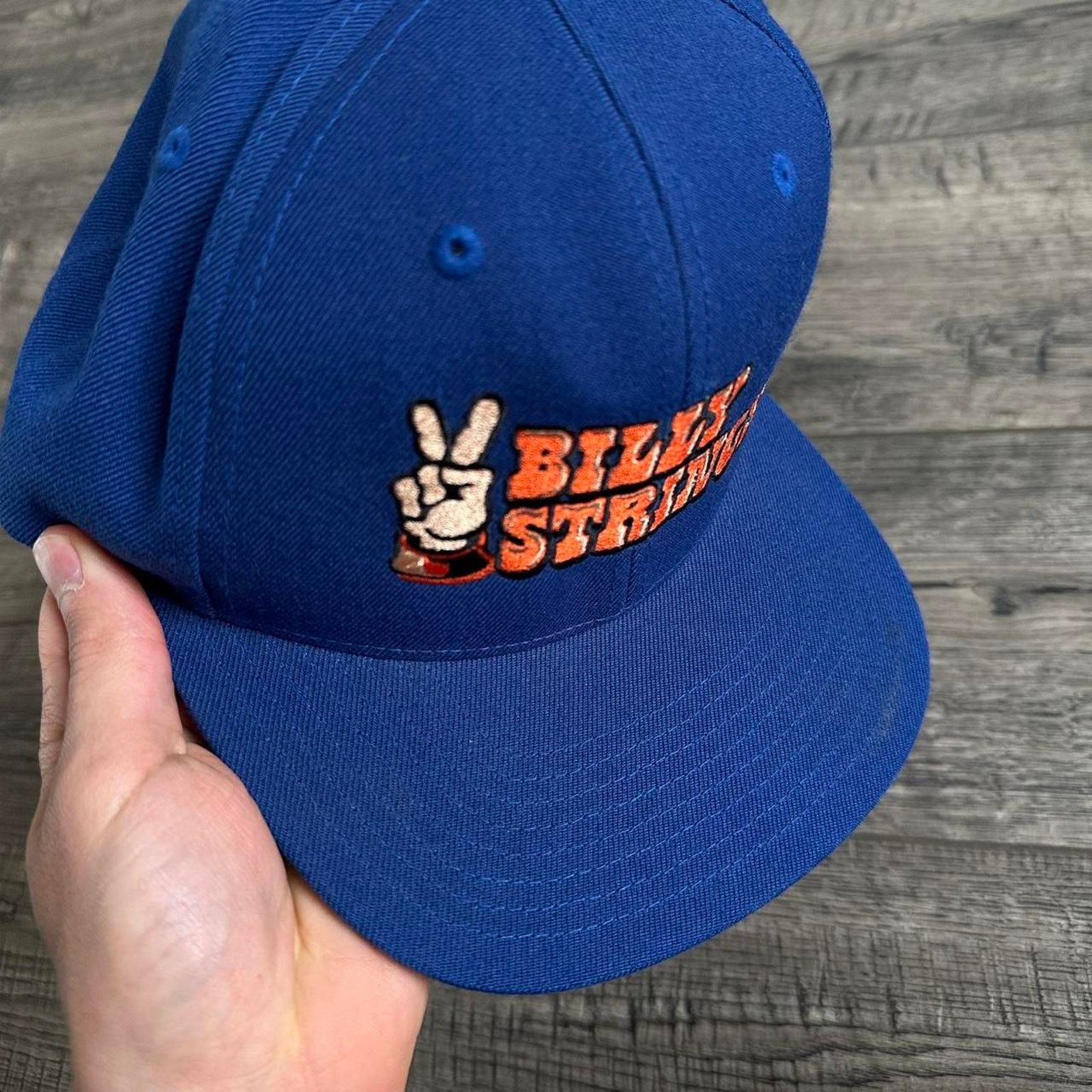 Band Tees × Other Billy Strings Peace Blue Flat Hat SnapBack Cap Tour Merch Size ONE SIZE - 5 Thumbnail