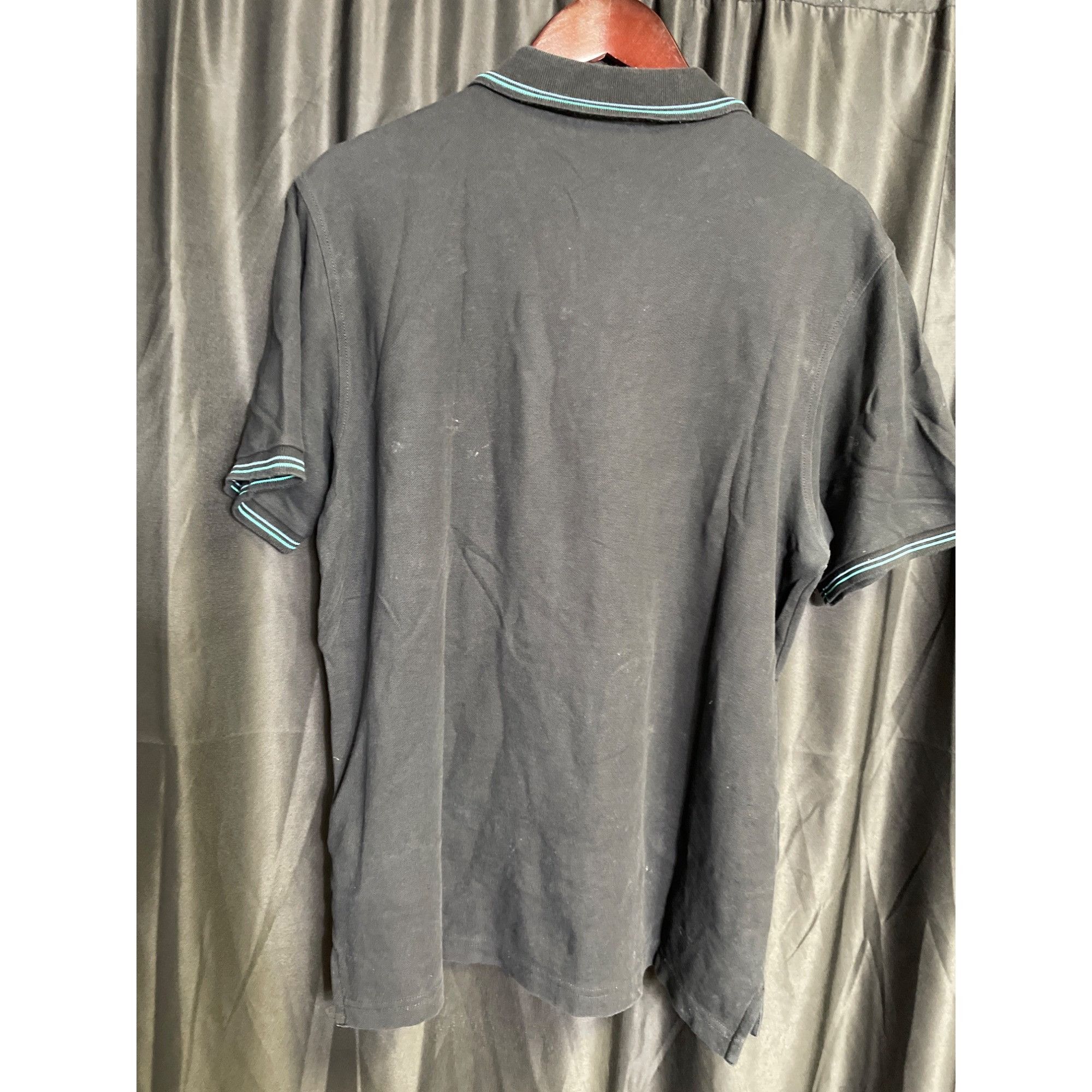 Psycho Bunny Psycho Bunny Mens Black Polo Shirt Size 6UK / LUS Pima Cotto Size US L / EU 52-54 / 3 - 9 Thumbnail