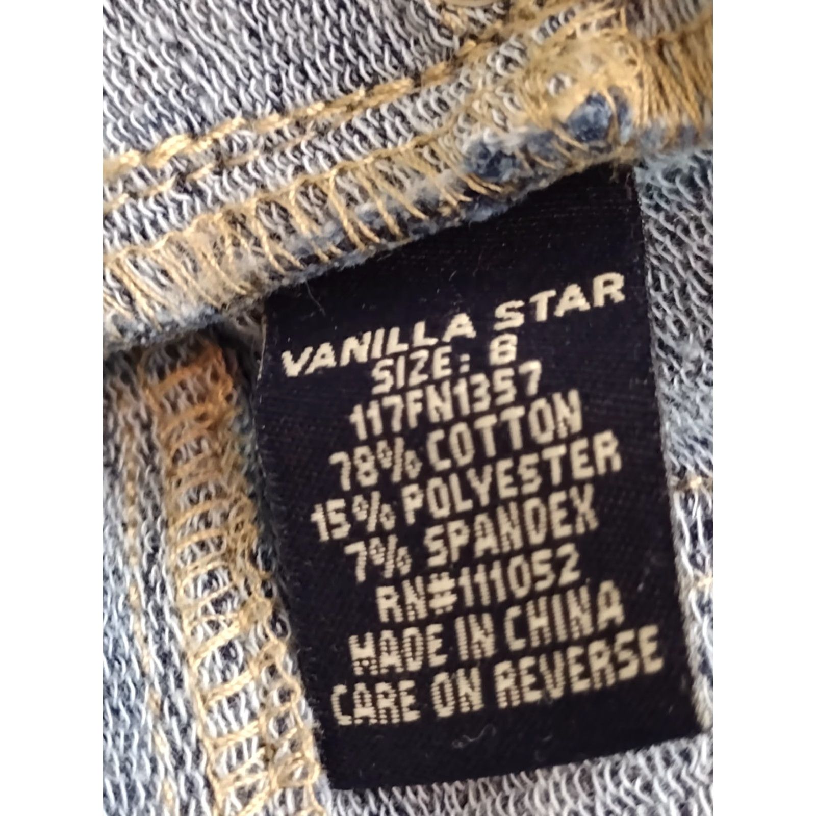 Vintage VINTAGE Vanilla Star Women's Jeans 8 Blue Denim High Rise Skinny Tailored 5-Pocket City Womens Size 30" / US 8 / IT 44 - 5 Thumbnail