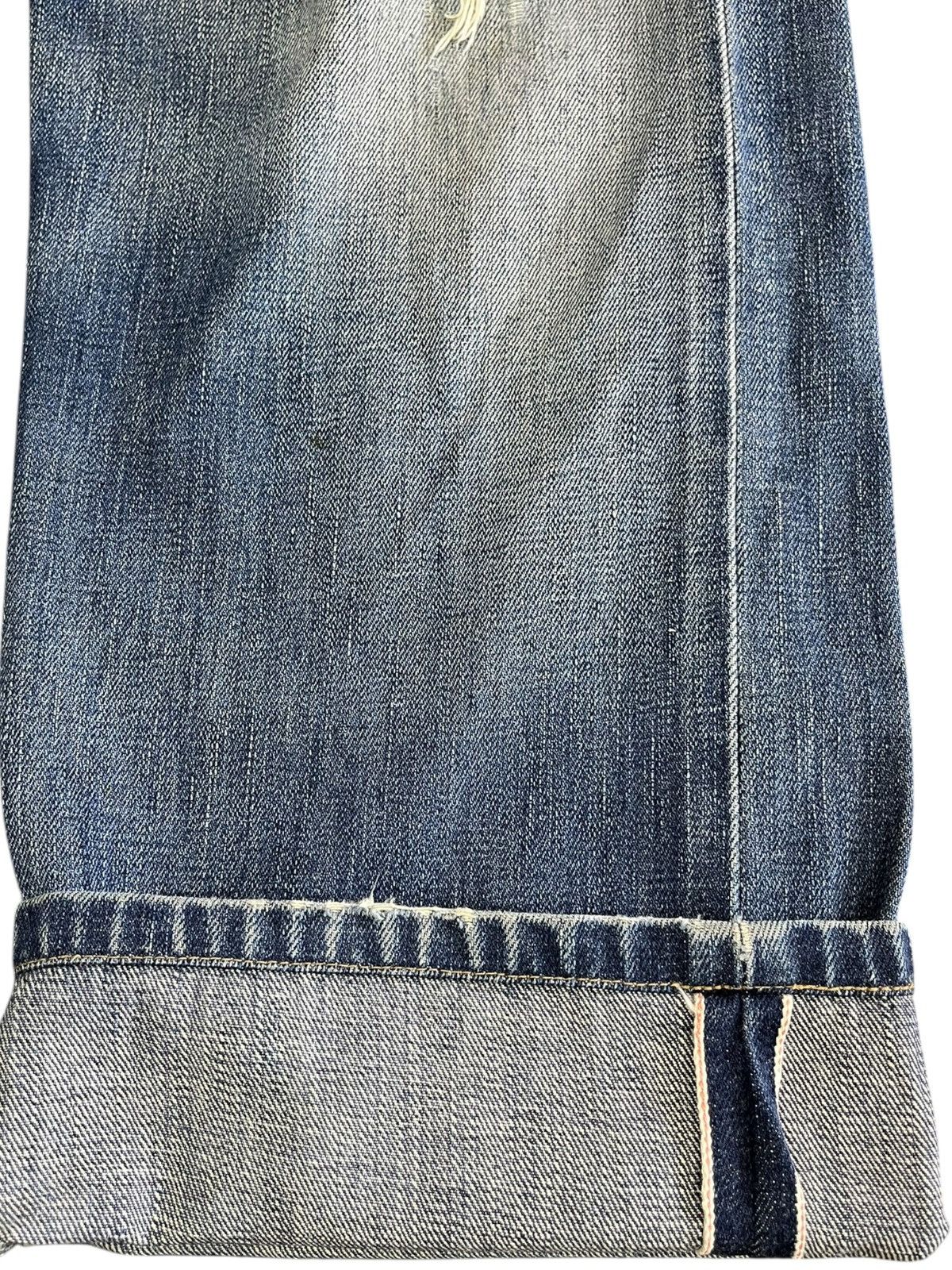 Edwin × Vintage Vintage Edwin 505xx Selvedge Distressed Denim Size US 31 - 5 Thumbnail