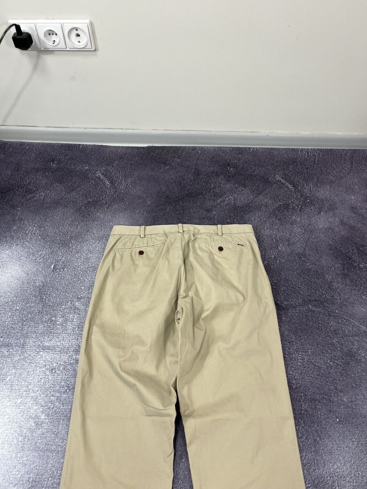 Polo Ralph Lauren Vintage Polo Ralph Lauren Slim Straight Fit Chino Pants Size US 31 - 19 Thumbnail